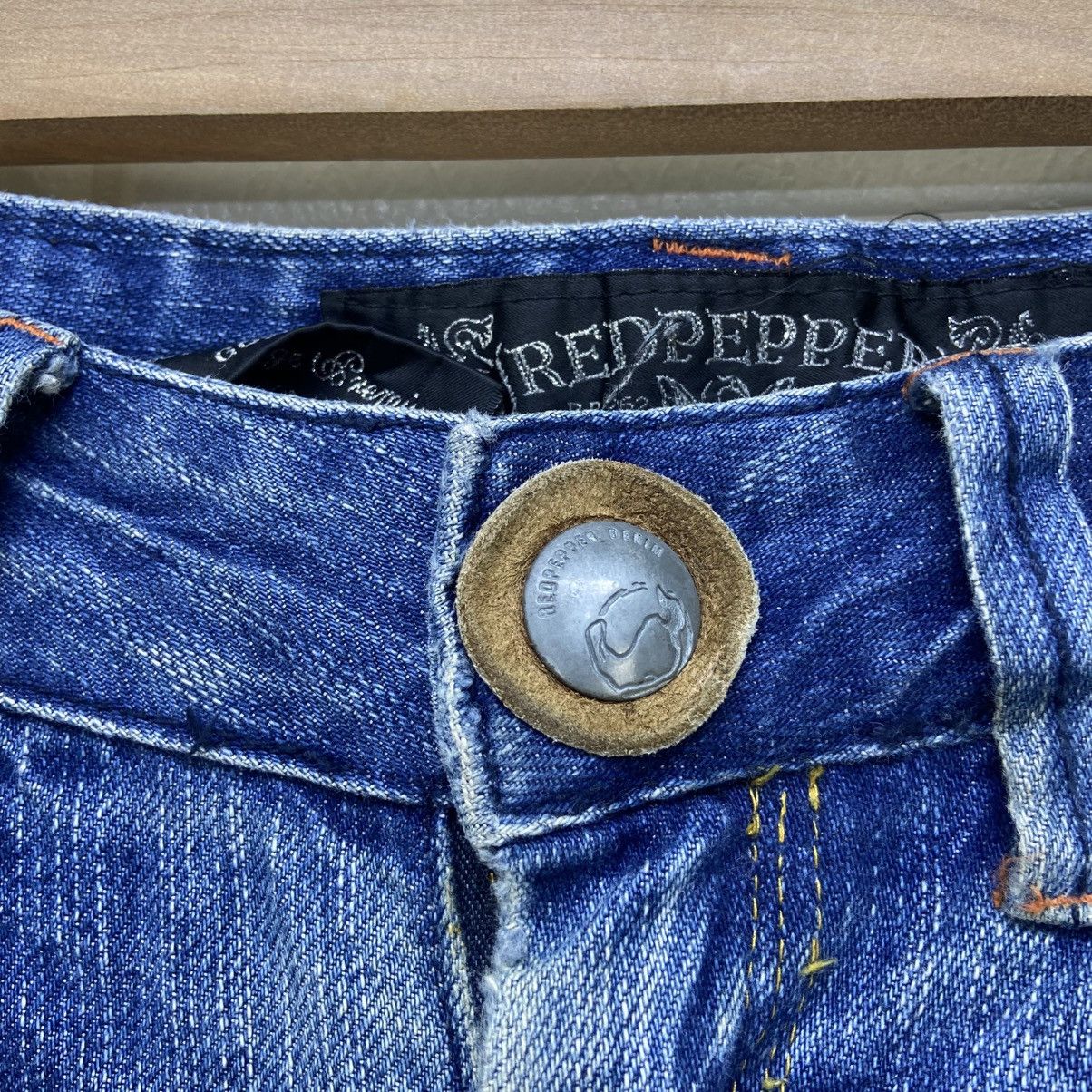 Japanese Brand Japanese Brand Gold Label Red Pepper Flare Jeans Size 29" - 6 Thumbnail