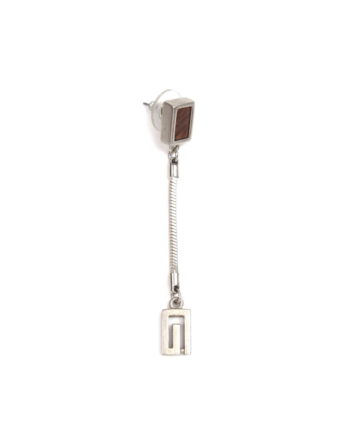 Givenchy 1990S GIVENCHY "G" CHARM CHAIN DROP EARRING Size ONE SIZE - 1 Thumbnail