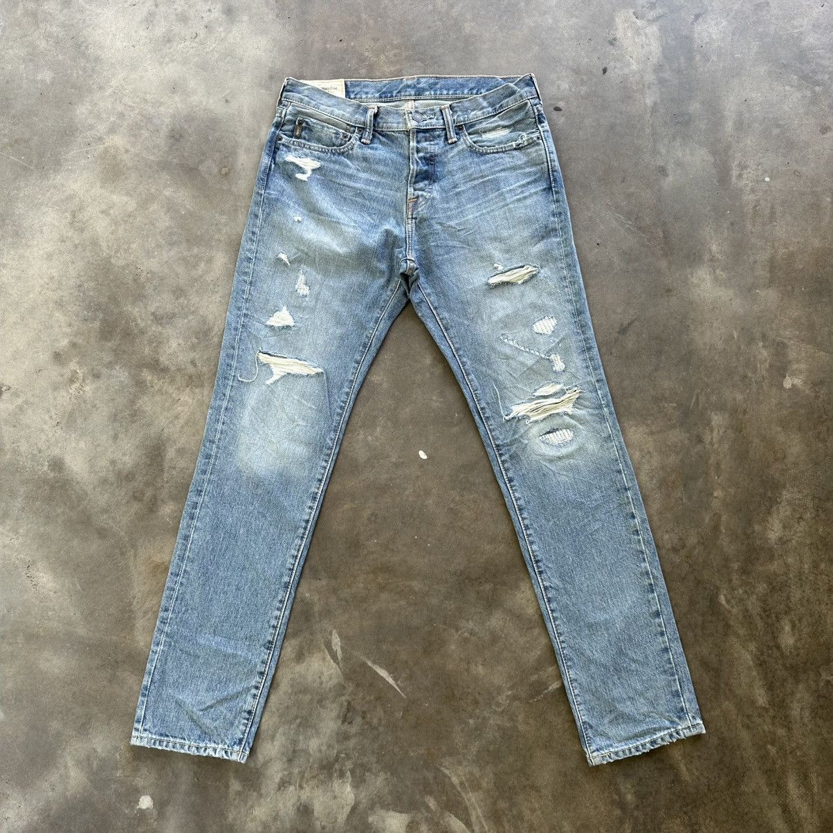 Vintage Abercrombie & Fitch Faded Distress Denim Jean Pant