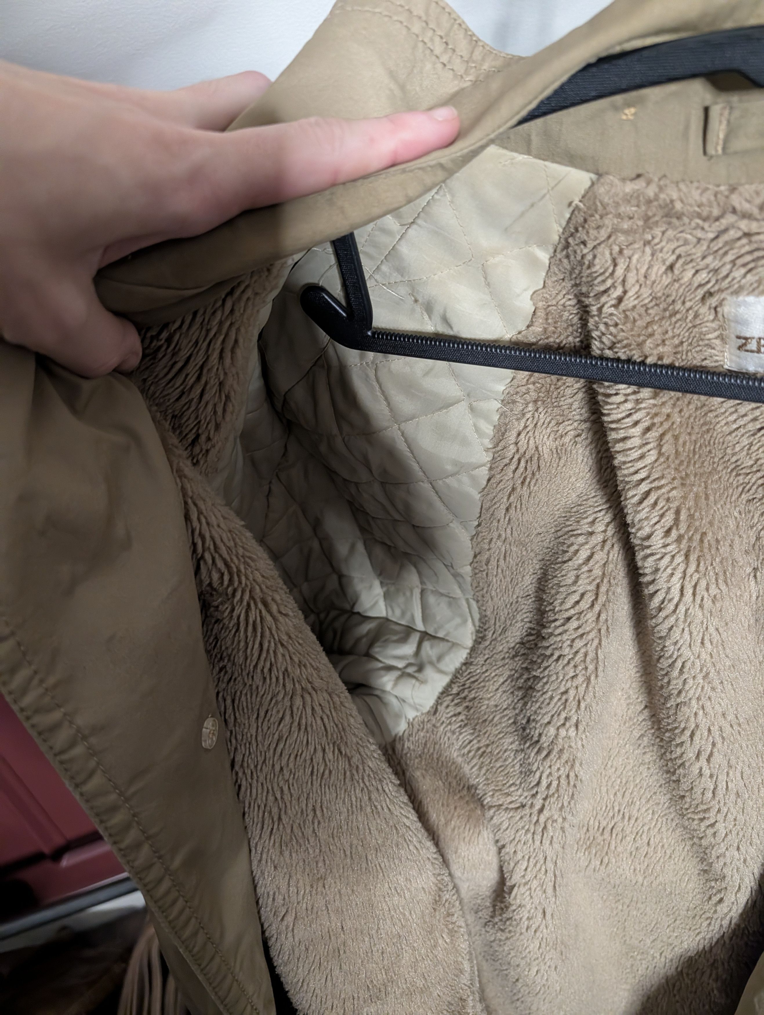 Vintage ZERO KING Shearling Fur Lined VTG MiUSA trench coat Size US XL / EU 56 / 4 - 10 Thumbnail