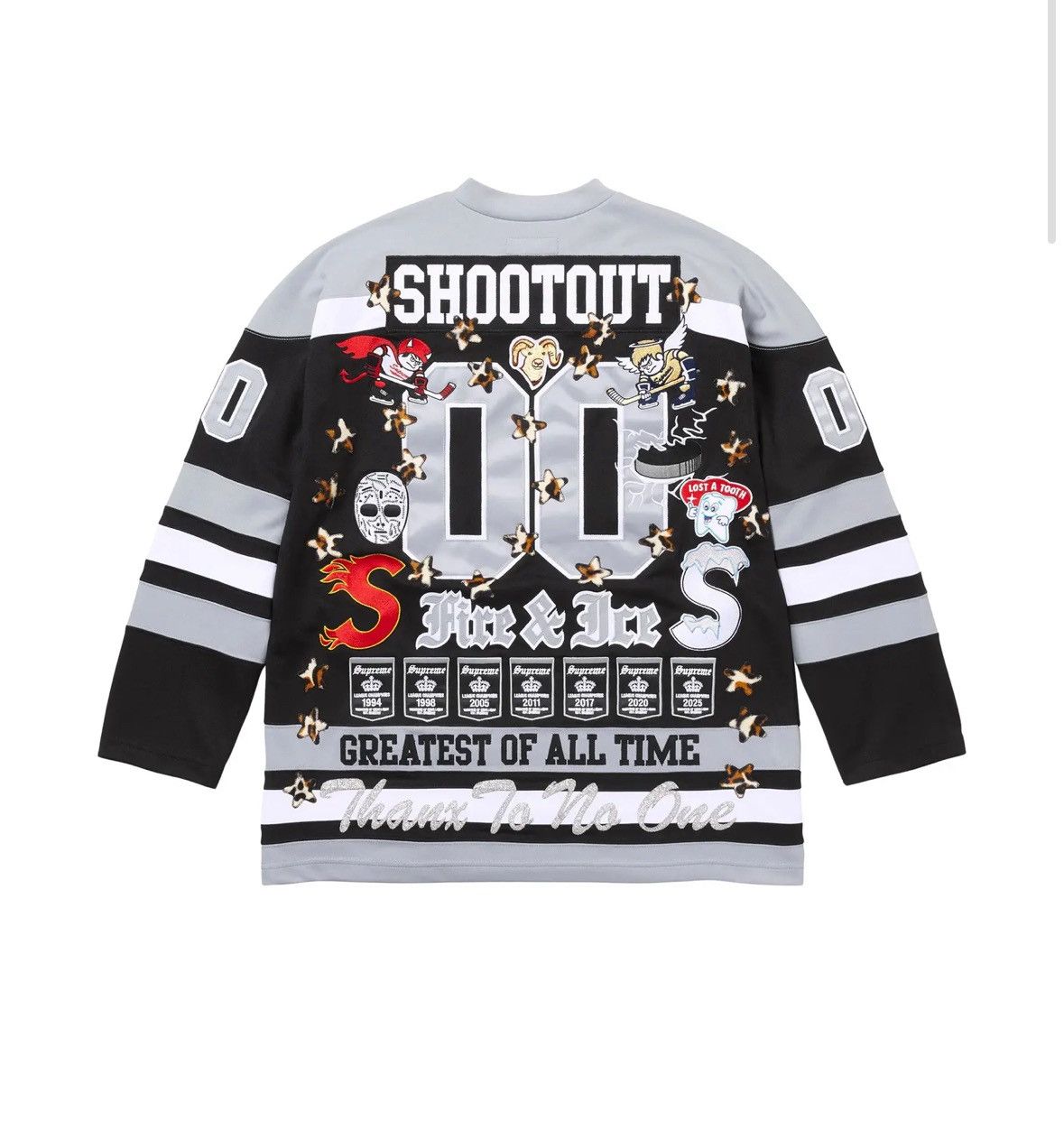 Supreme Supreme Fire & Ice Hockey Jersey Size US XL / EU 56 / 4 - 2 Thumbnail