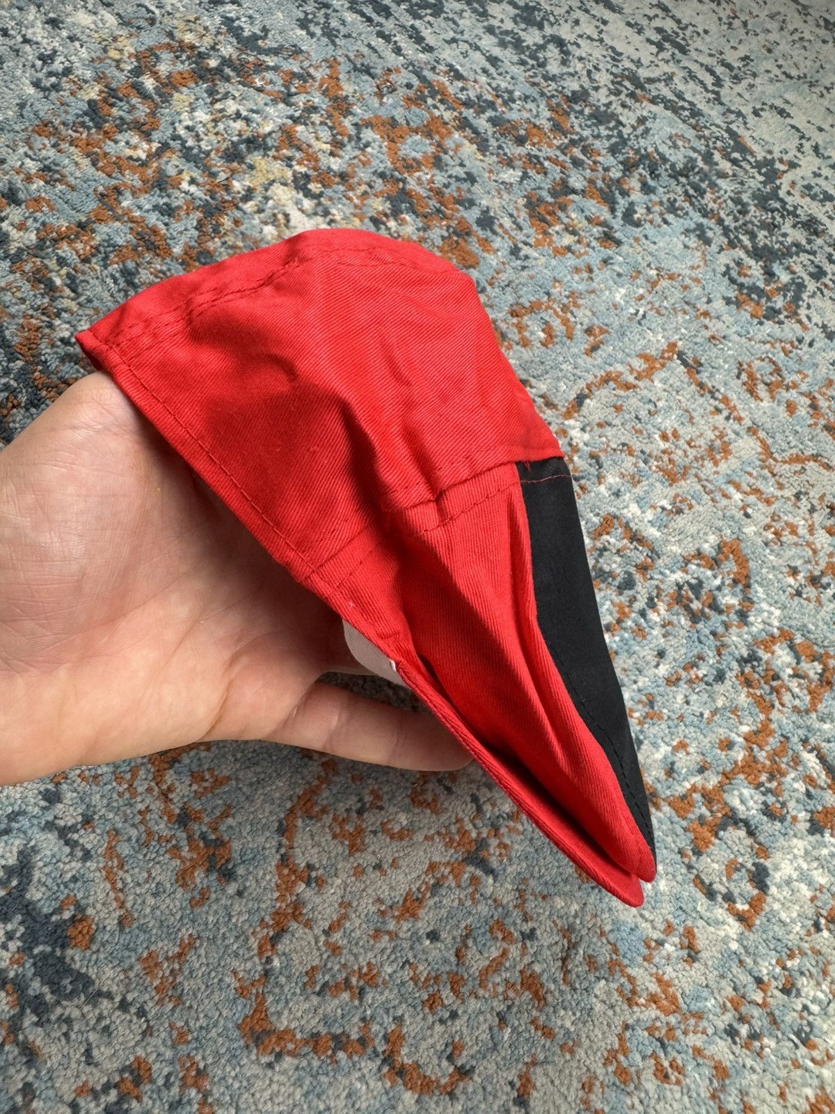 Vintage Vintage 80s Shell Ferrari f1 racing flat cap hat Size ONE SIZE - 5 Thumbnail