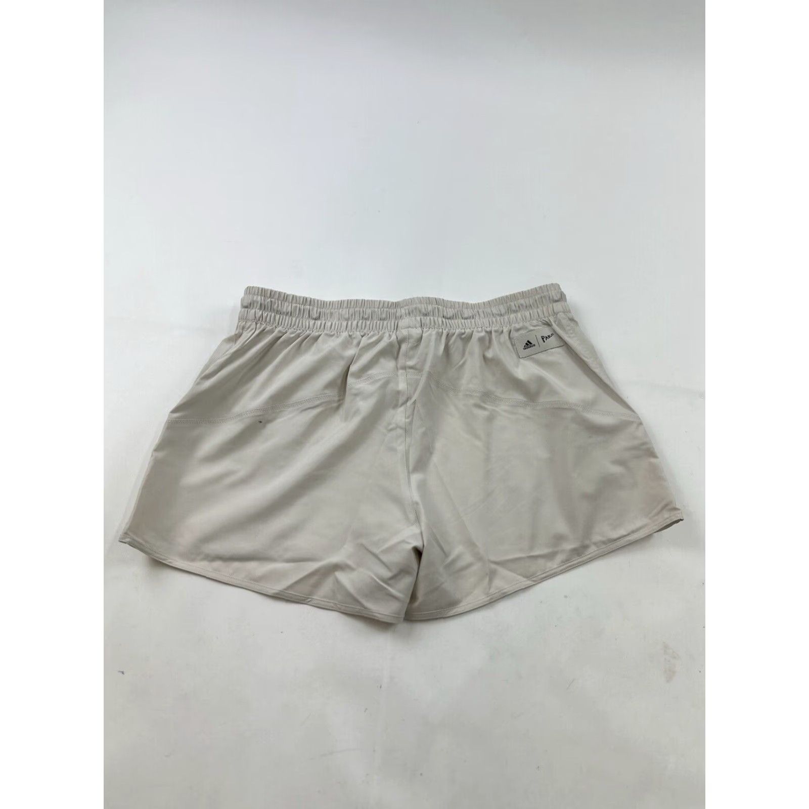 Adidas Adidas Run For The Oceans Women's Athletic Shorts Beige XL Extra Large Size 40" / US 18 - 2 Thumbnail