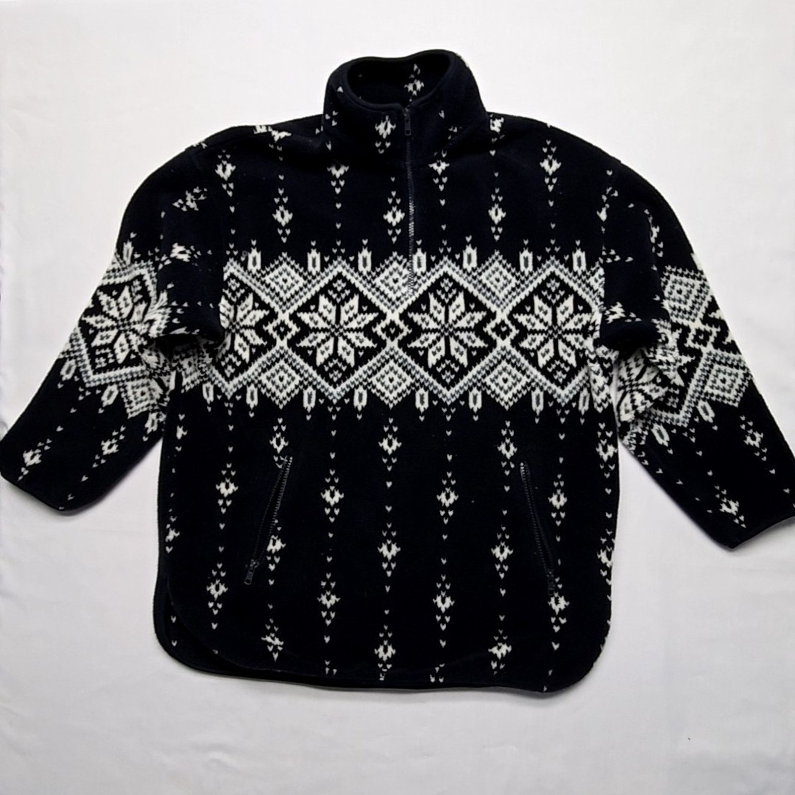 Eddie Bauer Vintage Eddie Bauer Womens Fleece Pullover Nordic Sweater S Size S / US 4 / IT 40 - 1 Thumbnail
