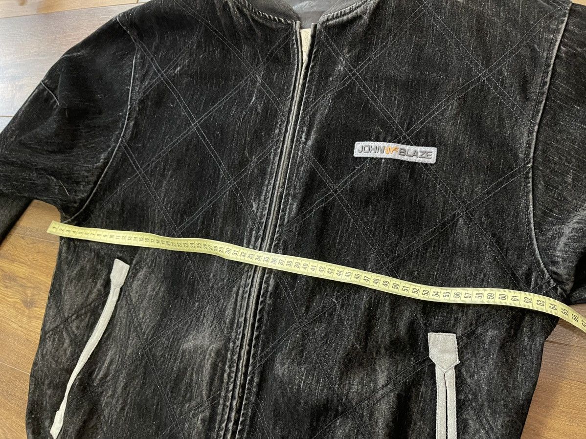 Pelle Pelle Johnny Blaze Denim Jacket Black Washed Vintage Faded Style Size US L / EU 52-54 / 3 - 13 Thumbnail