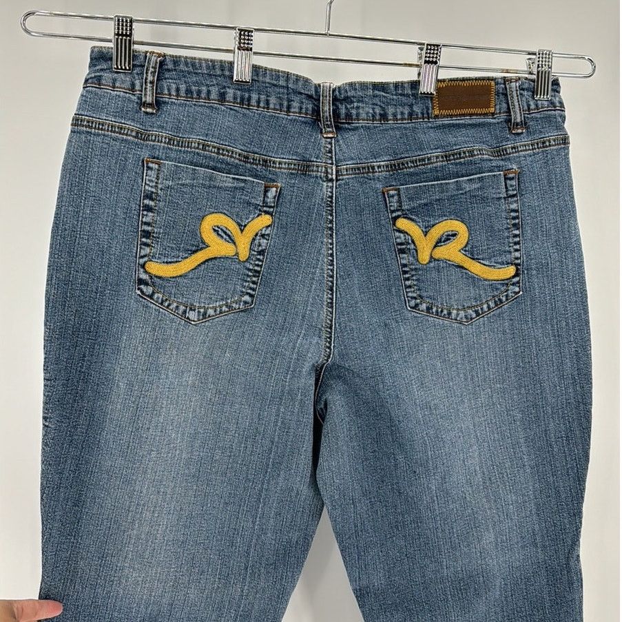 Rocawear Roca Wear low rise Y2K flare light wash jean signature RR Size 42" / US 20 - 5 Thumbnail