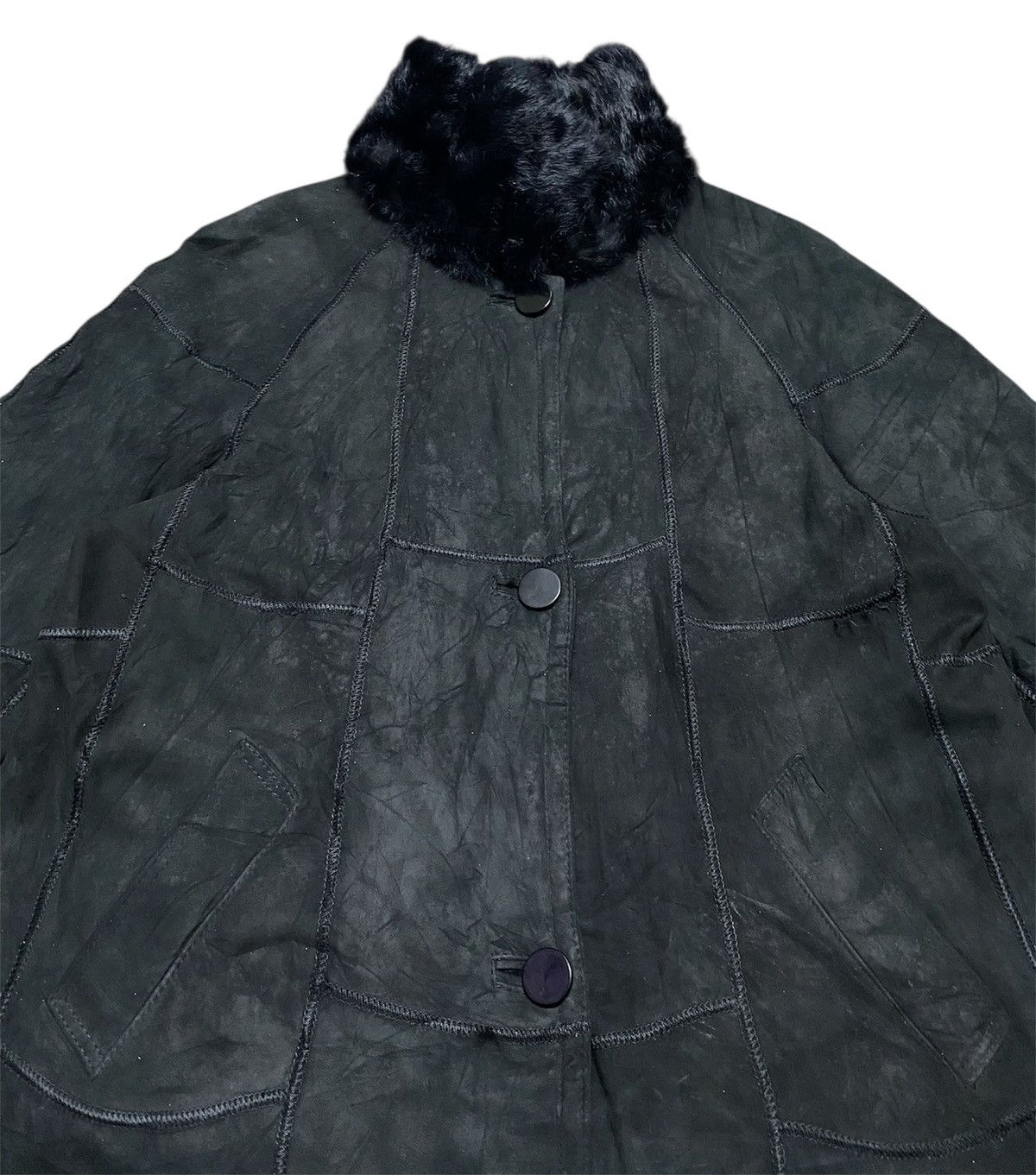 Leather Rare‼️🔥Original Lapin Leather Patchwork Rabbit Coat Jacket Size US M / EU 48-50 / 2 - 4 Thumbnail