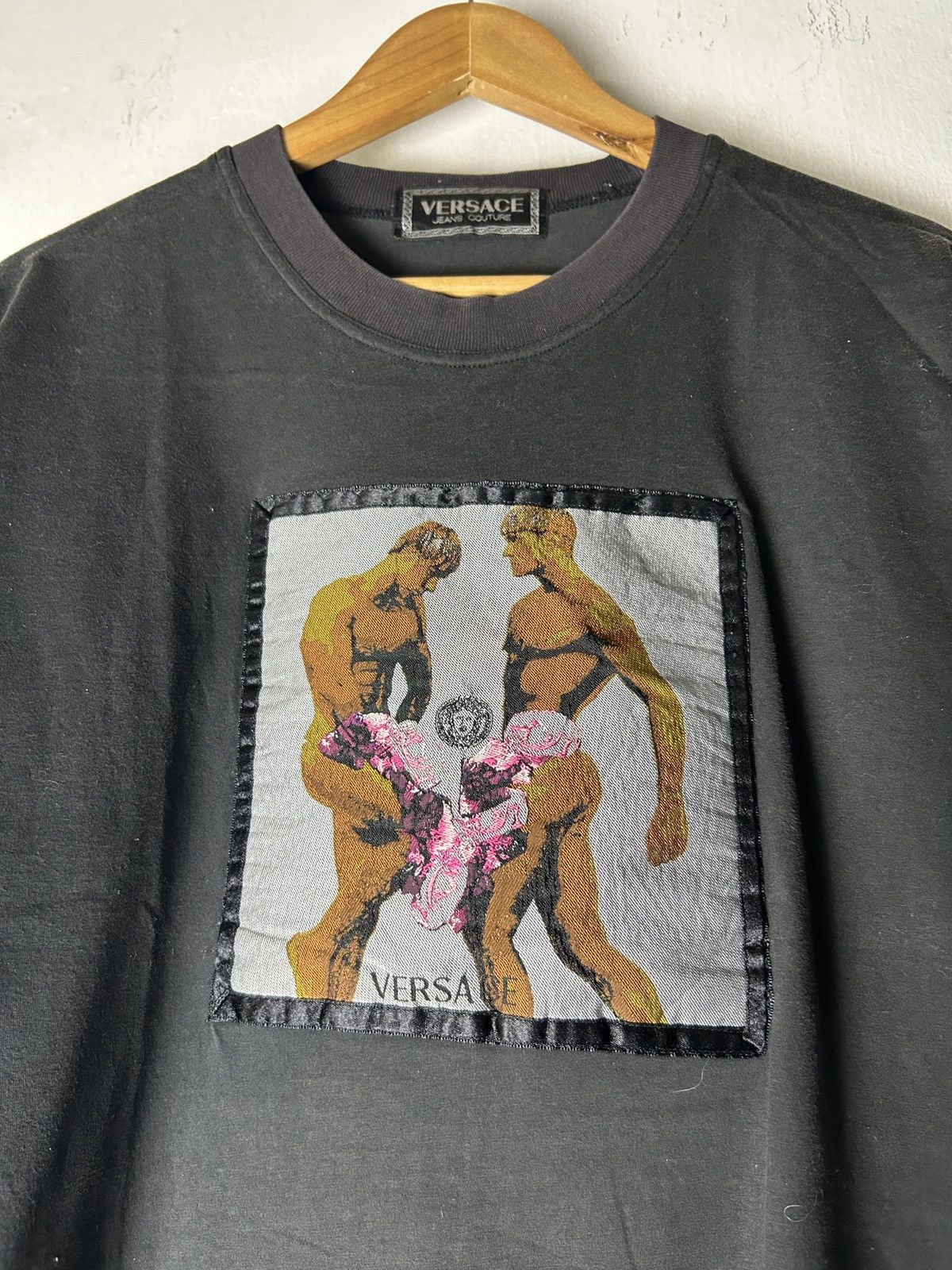 Vintage Rare Versace Jeans Couture Bruce Weber Art Photo Tee