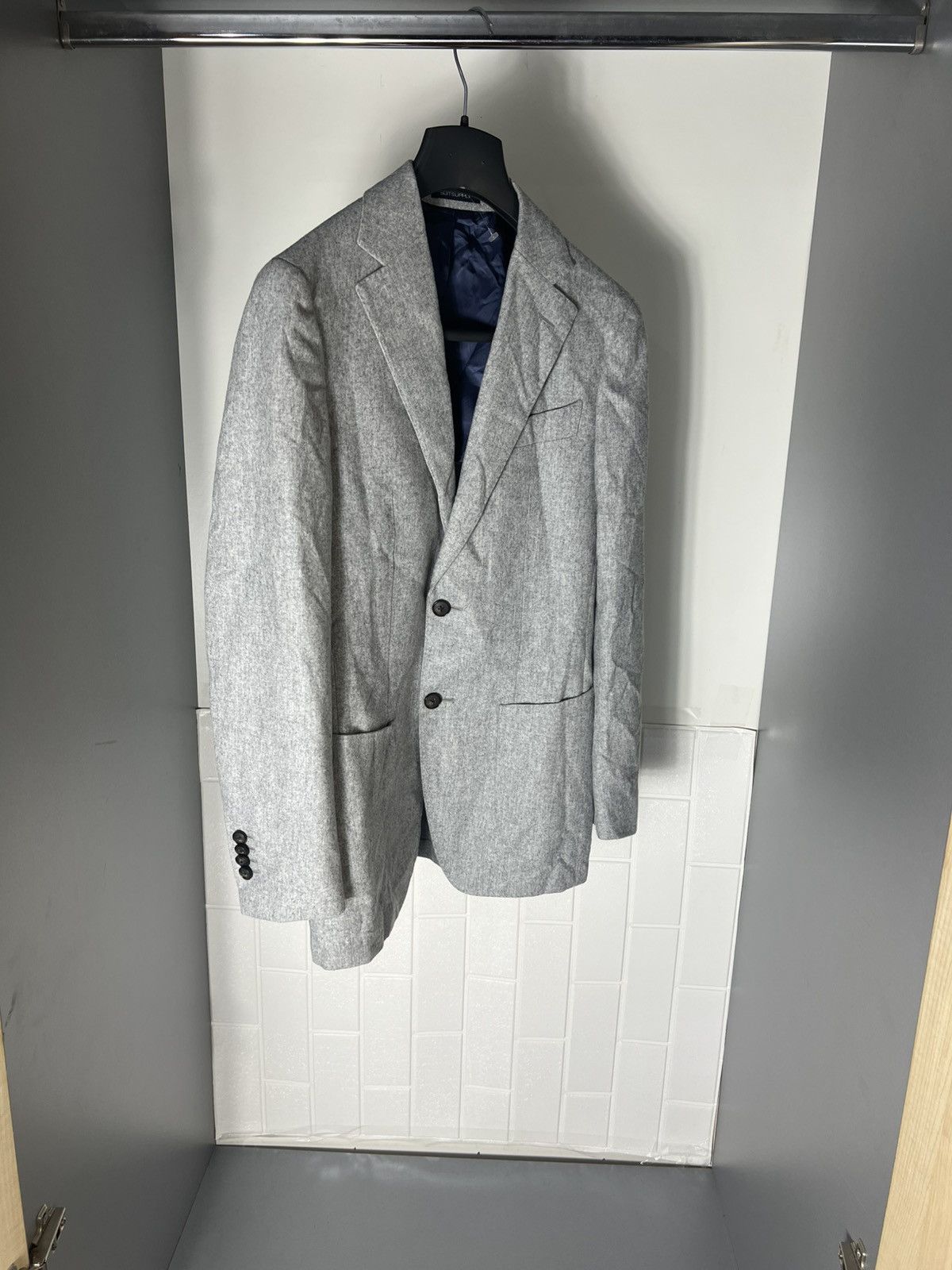 Suitsupply × Vintage VERY RARE SUITSUPPLY WOOL SUIT BLAZIR JACKET DESIGNER LUXURY Size 42S - 4 Thumbnail