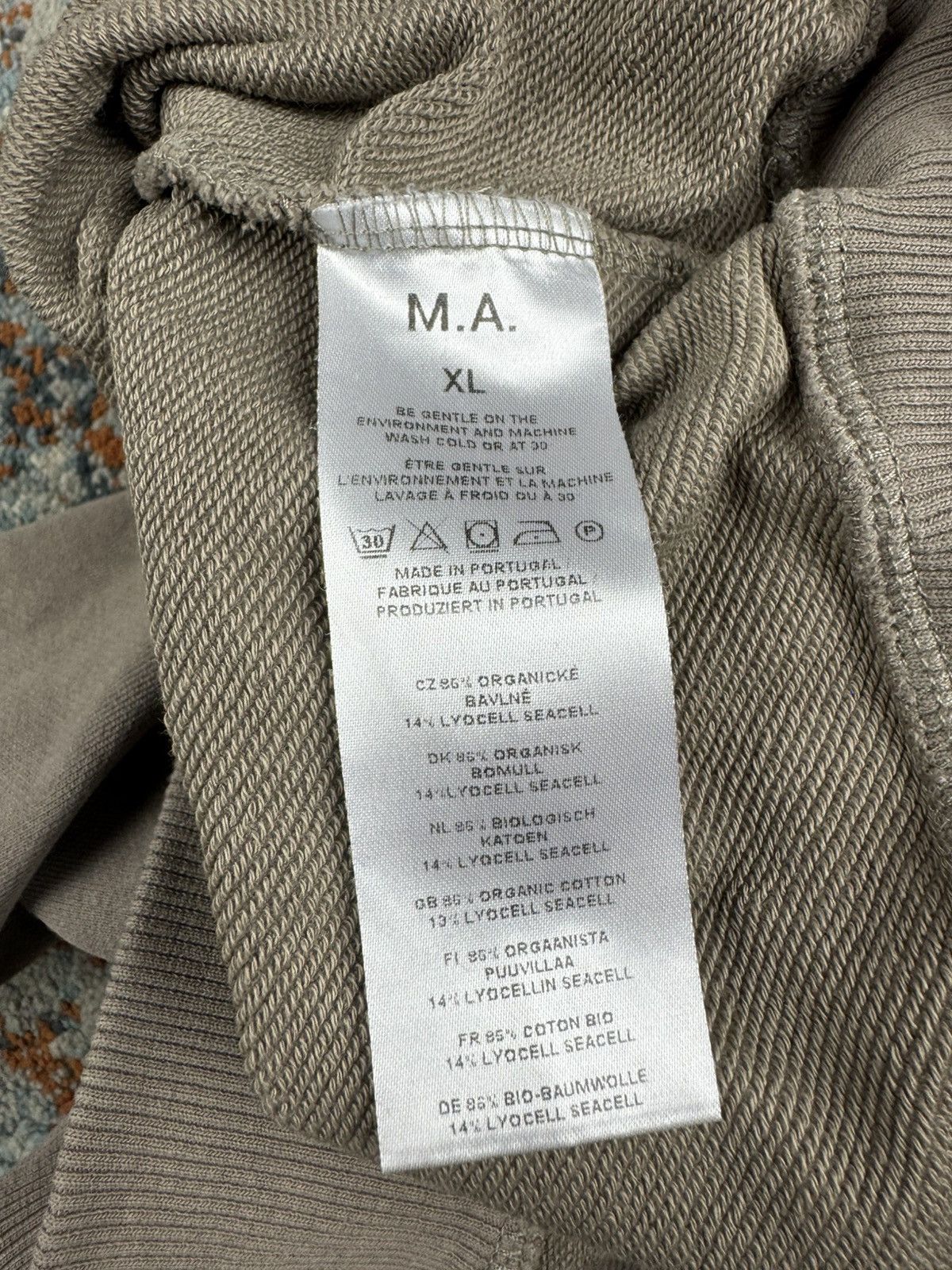 Martin Asbjorn Martin Asbjorn uktra boxy baggy mockneck sweatshirt Size US XL / EU 56 / 4 - 12 Thumbnail