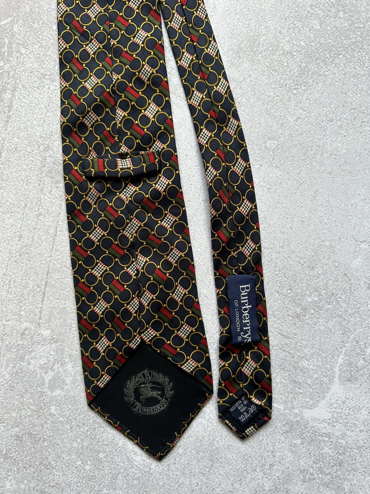 Burberry × Designer × Vintage Ties Burberrys of London Vintage 100% silk Size ONE SIZE - 5 Thumbnail
