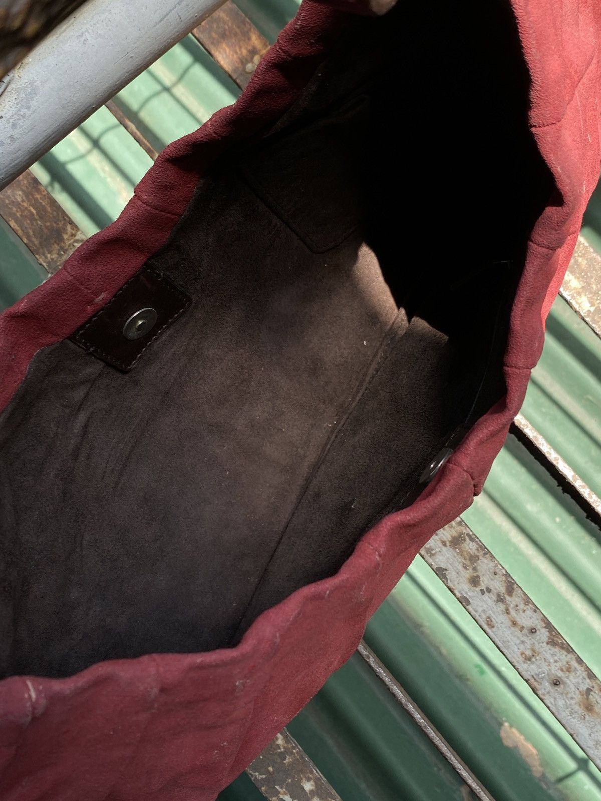 Yves Saint Laurent Rare Yves Saint Laurent - Tom Ford - Burgundy Mombasa Hobo Size ONE SIZE - 23 Thumbnail