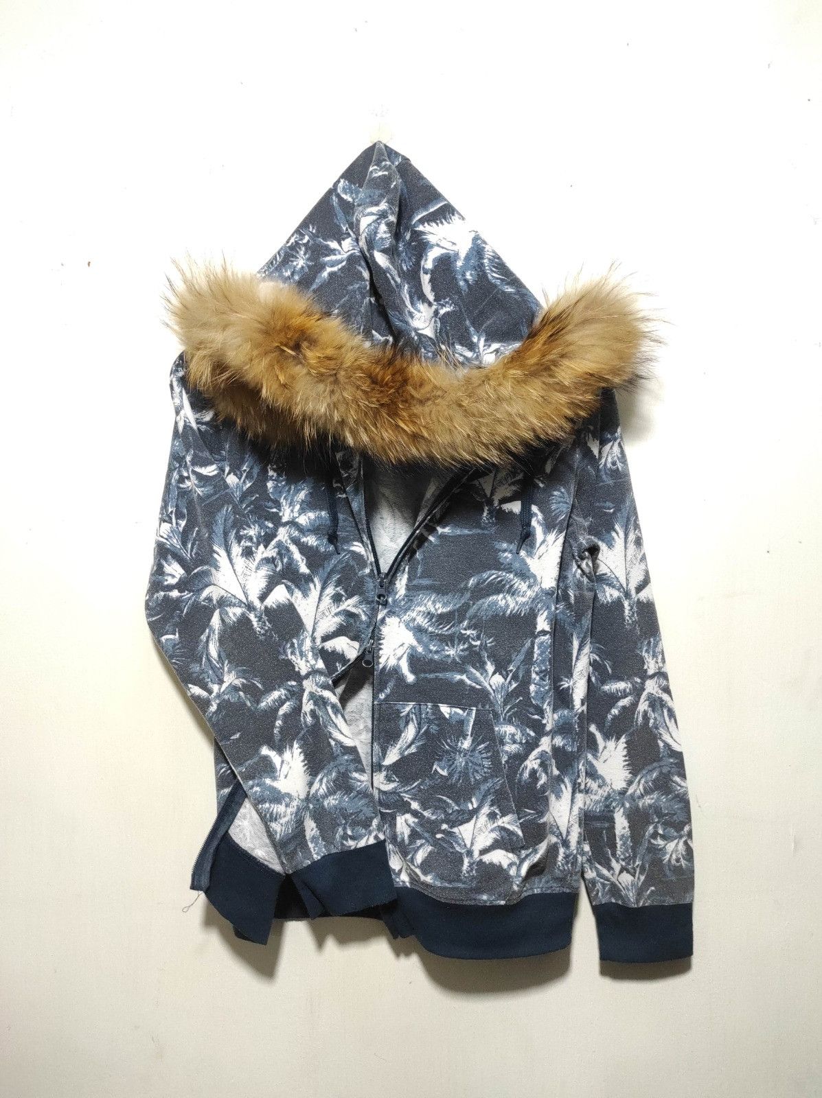 Japanese Brand Lock Heaven fullprint double zip fur hoodie Size US S / EU 44-46 / 1 - 12 Thumbnail