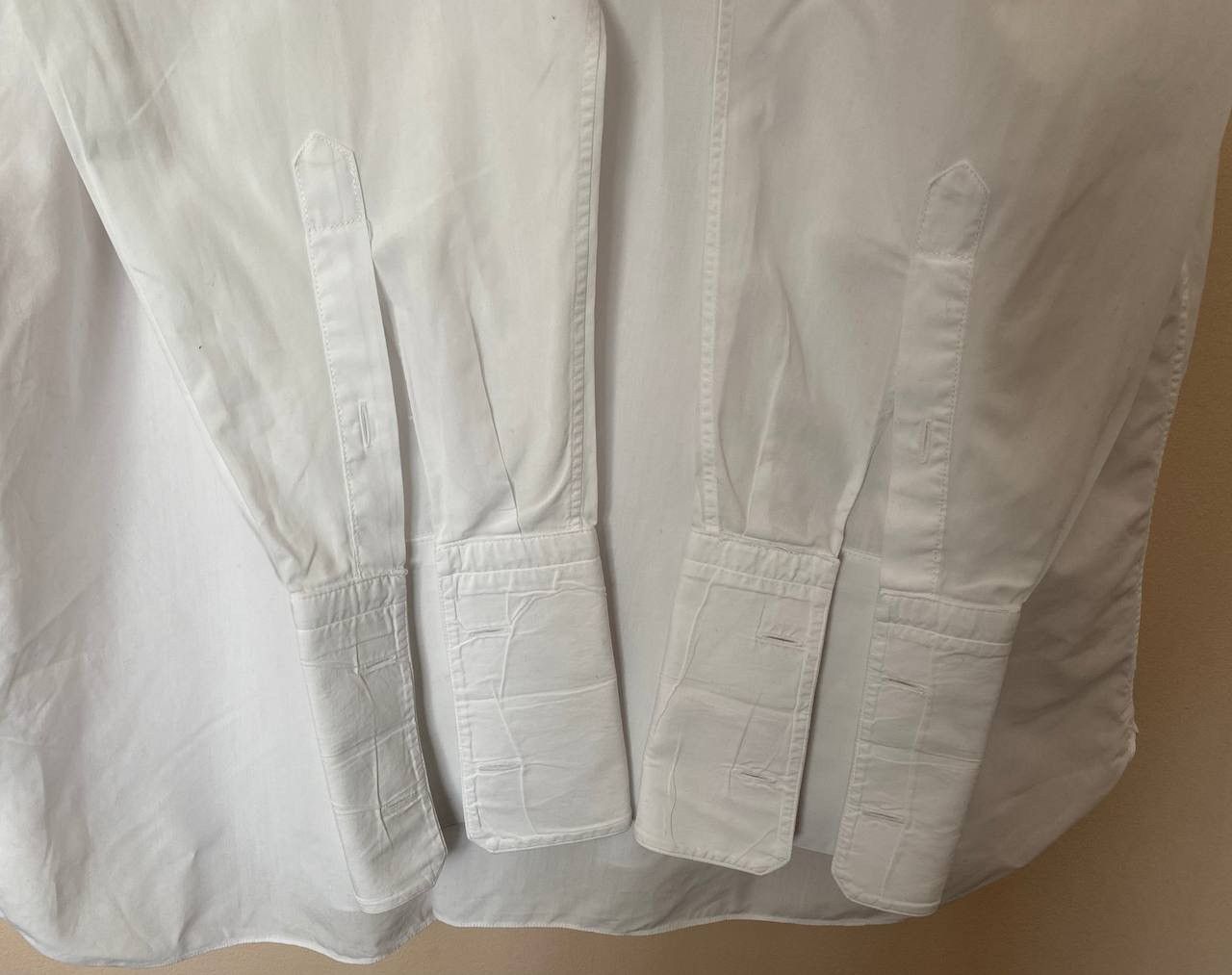 Designer × Stefano Ricci 🤍Stefano Ricci For Saint-Phil White Cotton Shirt Size US L / EU 52-54 / 3 - 10 Thumbnail