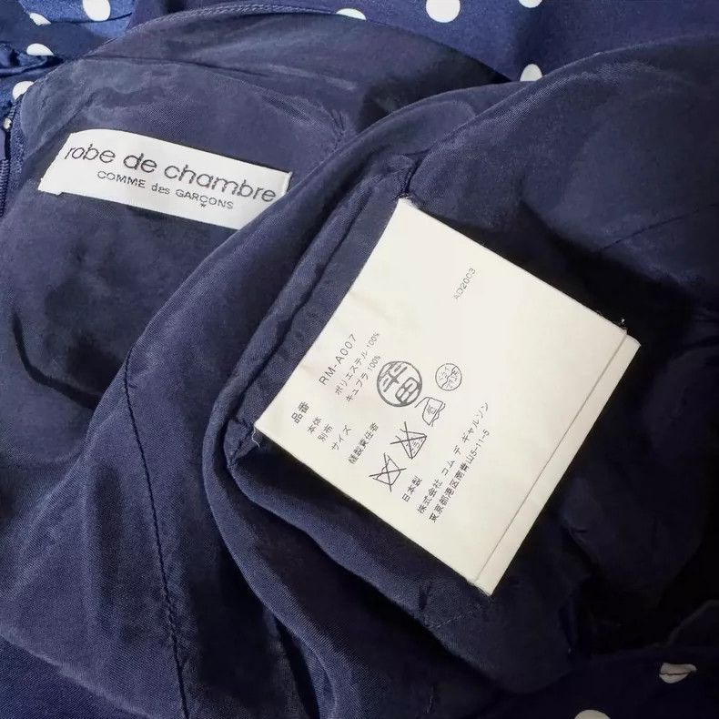 Other Comme Des Garcons One-piece dress. Navy blue. Classic whit Size S / US 4 / IT 40 - 6 Thumbnail