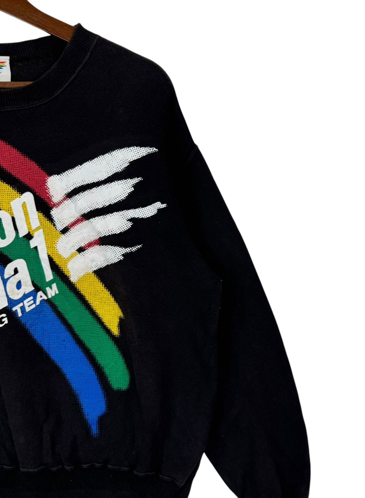 Benetton VINTAGE BENETTON FORMULA 1 RACING PULLOVER CREWNECK Size US S / EU 44-46 / 1 - 5 Thumbnail