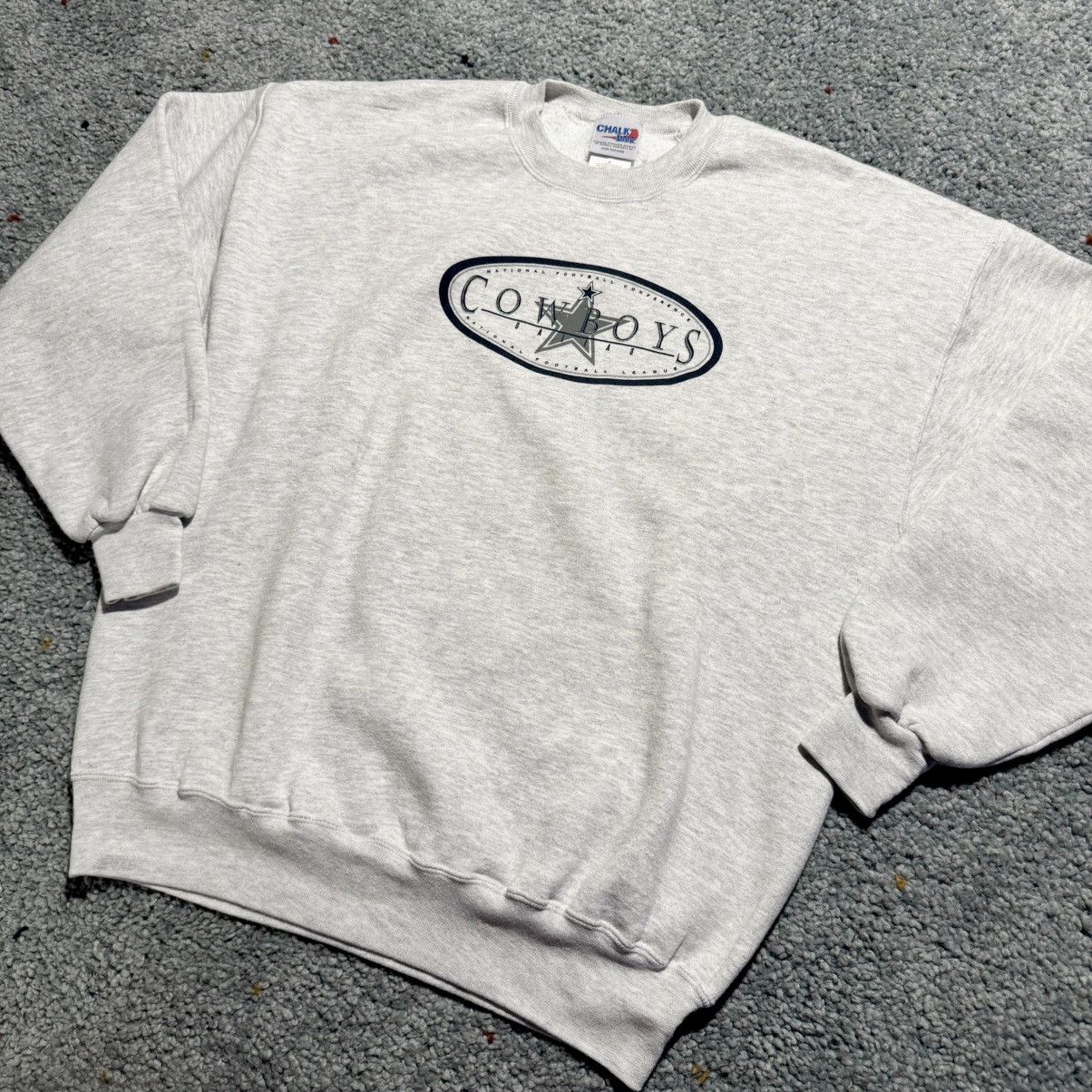 Chalk Line Vintage Dallas Cowboys Crewneck Sweatshirt Size US XL / EU 56 / 4 - 2 Thumbnail