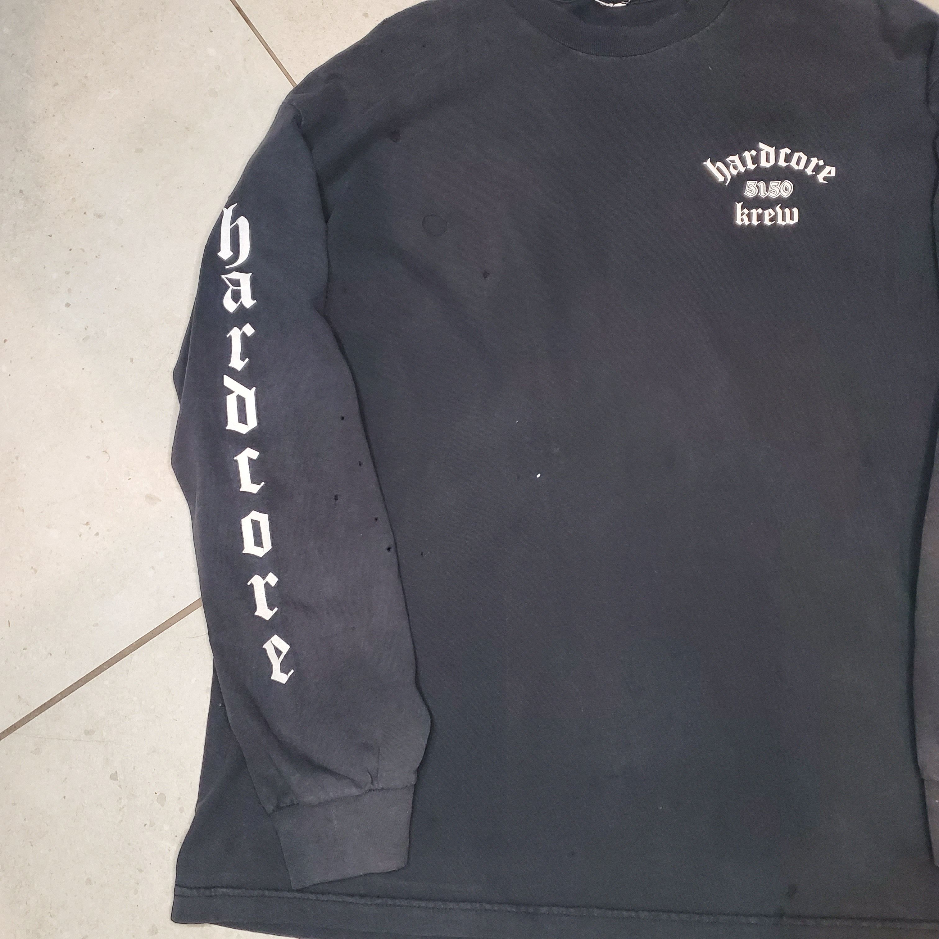 Vintage Vintage'90s Thrasher biker Harley Davidson 5150 hardcore Size US XL / EU 56 / 4 - 3 Thumbnail