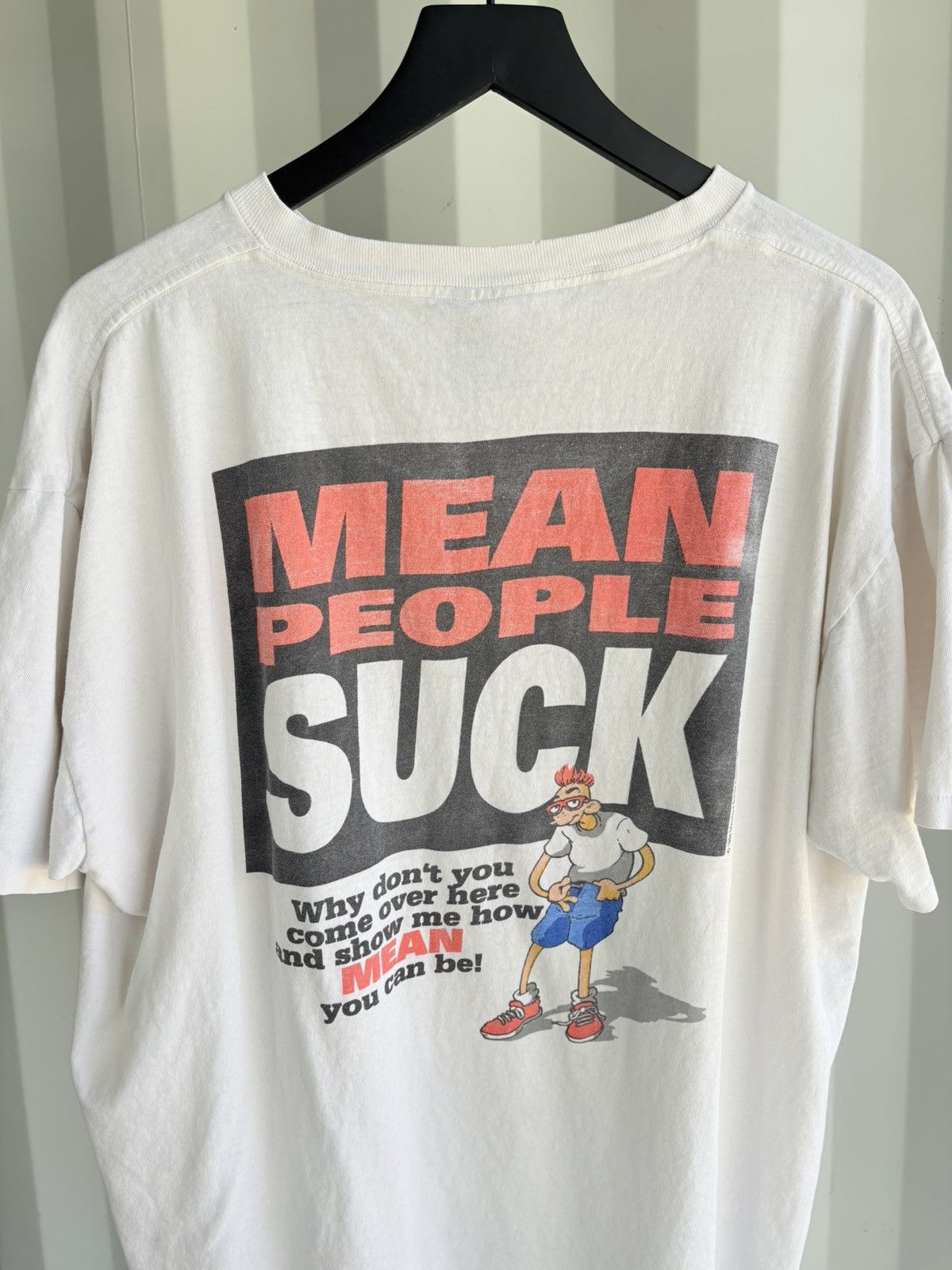 Vintage Mean people SUCK Thrashed Funny Faded ERD Grunge Size US XL / EU 56 / 4 - 1 Thumbnail