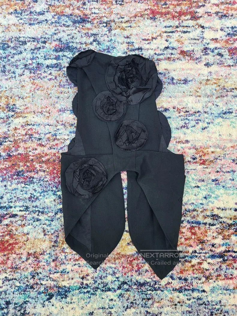 Ann Demeulemeester Ann Demeulemeester Silk Rose Vest. Size US XS / EU 42 / 0 - 3 Thumbnail