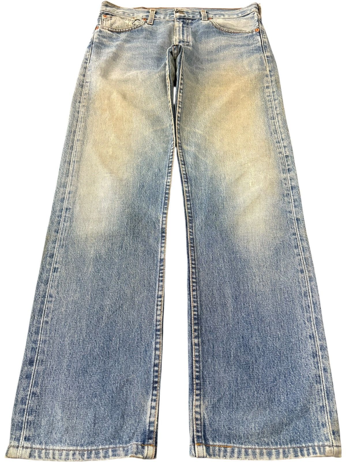 Levi's Vintage 90s Levi’s 505 Mud Wash Distressed Loose Jeans Size US 32 / EU 48 - 1 Thumbnail