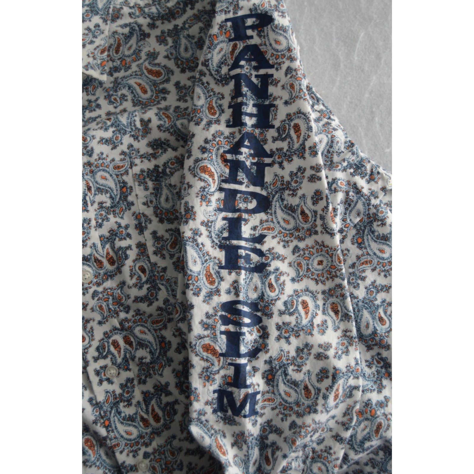 Vintage Panhandle Slim Shirt Men M White Paisley Rough Stock Pockets Western Button-Up Shirt Size US M / EU 48-50 / 2 - 5 Thumbnail
