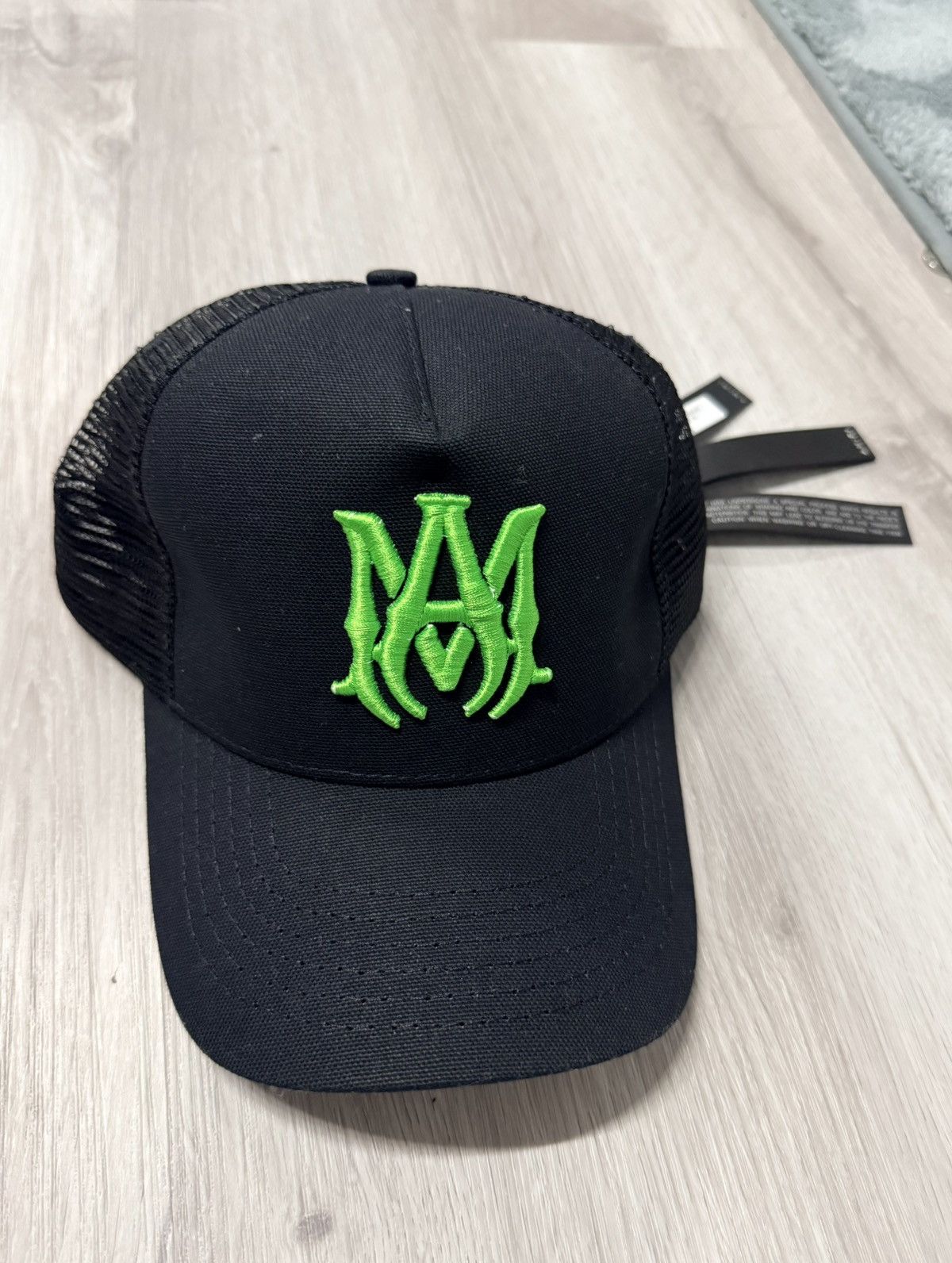 Amiri Amiri MA Black/Green Hat Size ONE SIZE - 1 Thumbnail