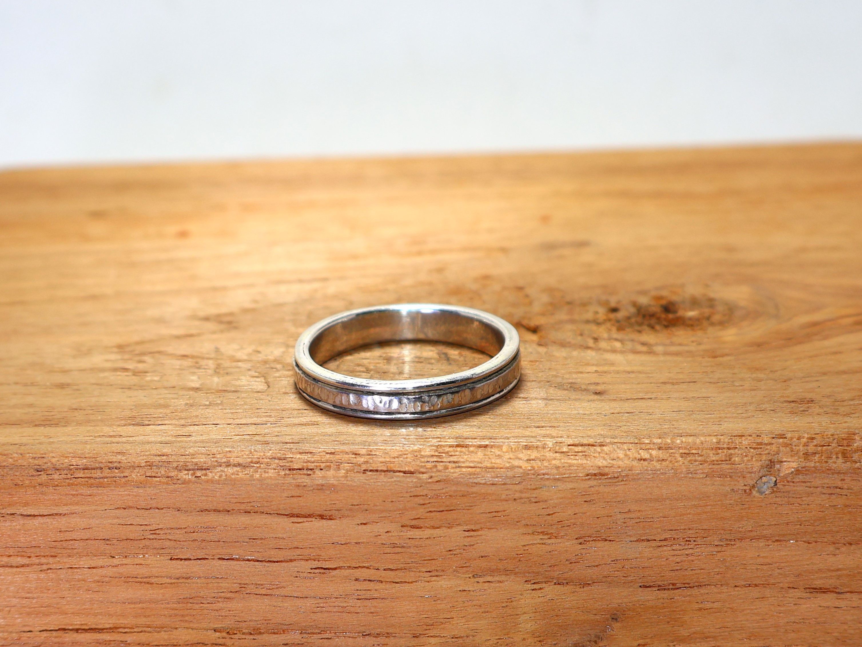 Handmade Spinner Ring, 925 Silver Ring, Fidget Ring, Minimalist Size ONE SIZE - 1 Thumbnail