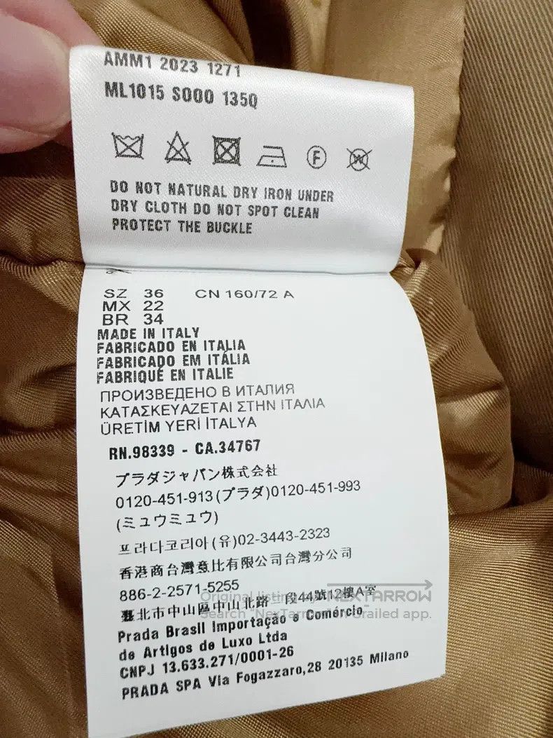 Miu Miu Miu Miu 36 Cotton-padded jacket coat in autumn and winter Size S / US 4 / IT 40 - 5 Thumbnail