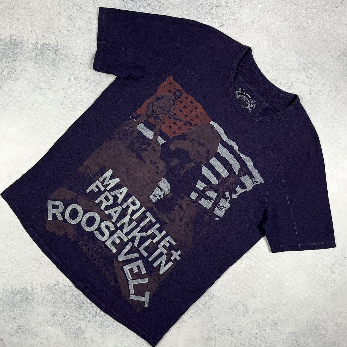 Marithe + Francois Girbaud Archive MFG x Franklin Roosevelt big logo T Shirt 00’s Size US M / EU 48-50 / 2 - 1 Thumbnail