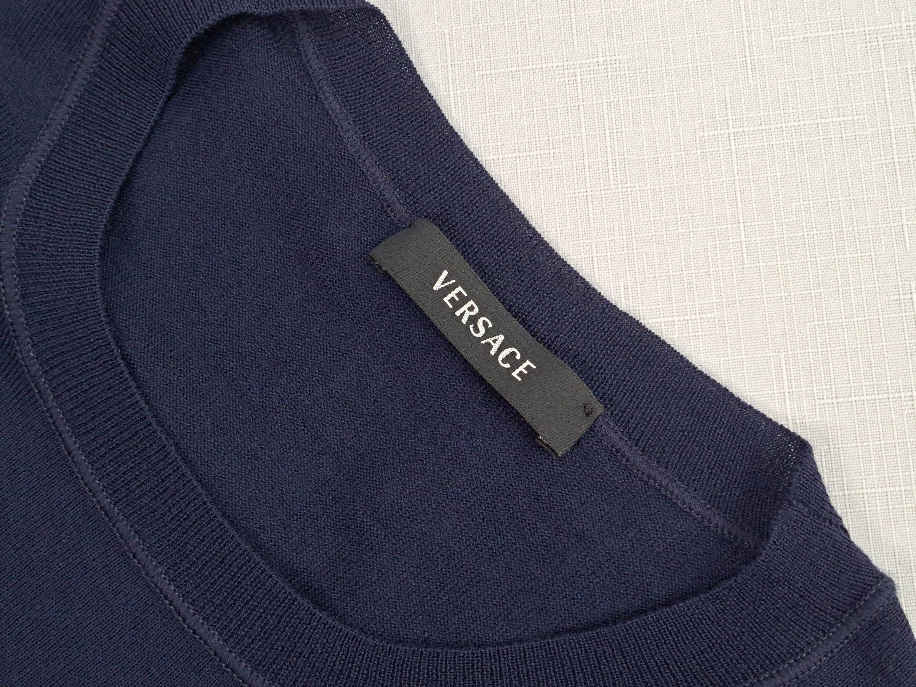 Versace Versace medusa logo crewneck knitted jumper. Size 48IT Size US M / EU 48-50 / 2 - 4 Thumbnail