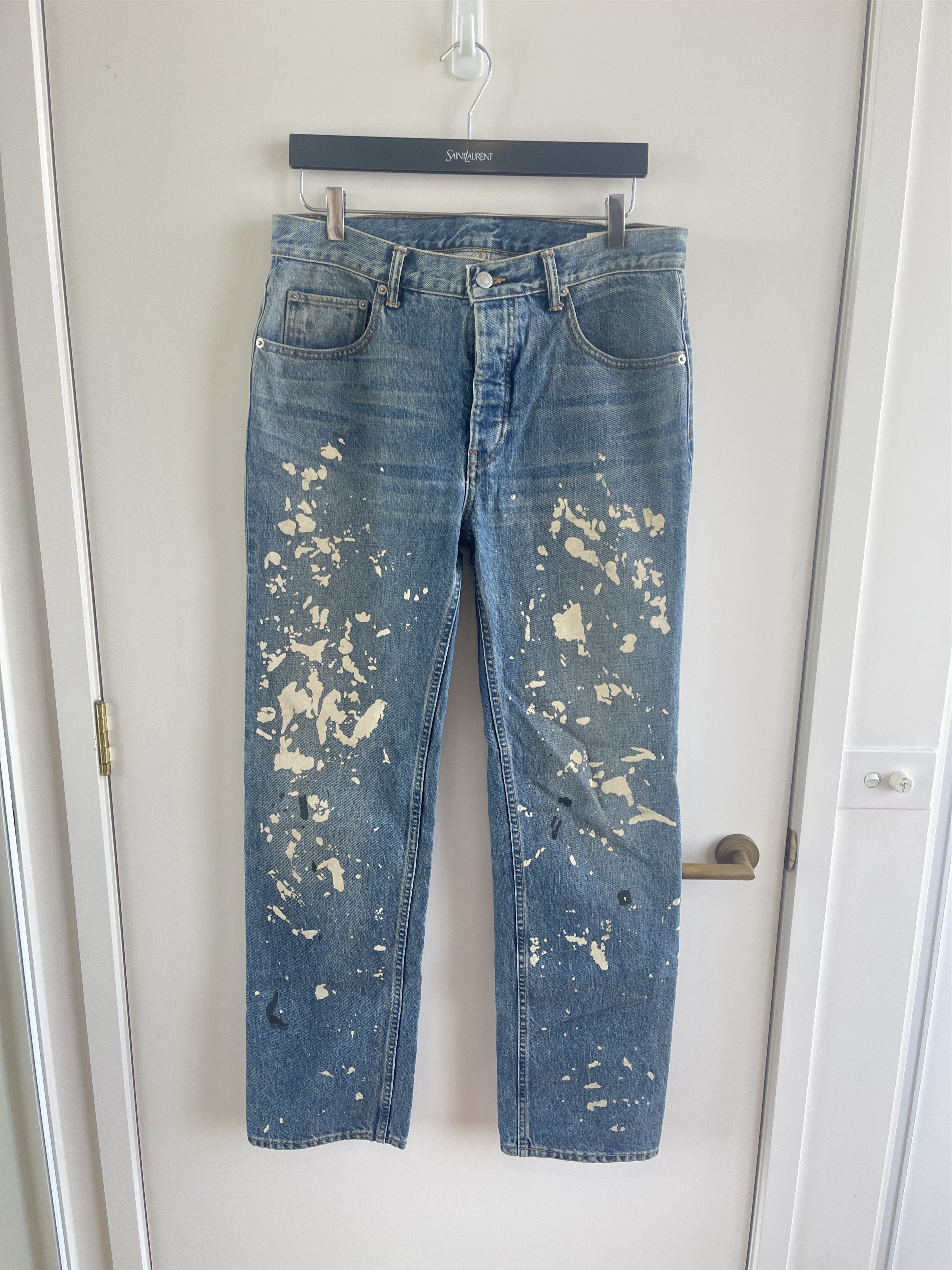 Helmut Lang Helmut Lang 1998 Vintage Burned Denim | Grailed