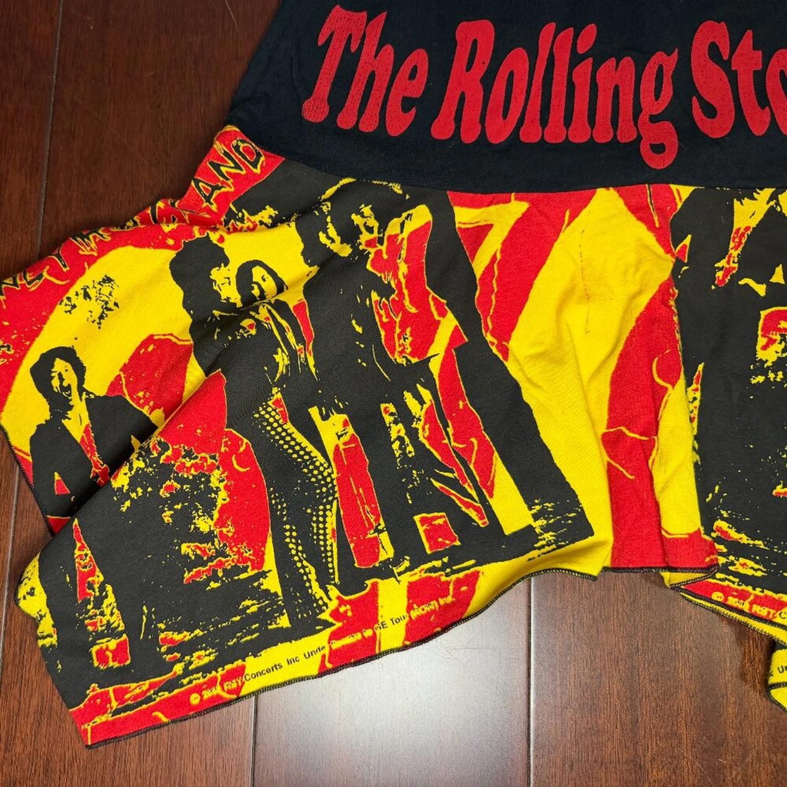 Other Vintage Glamhead Rolling Stones Mini Skirt Size Medium Rare Size 32" / US 10 / IT 46 - 3 Thumbnail