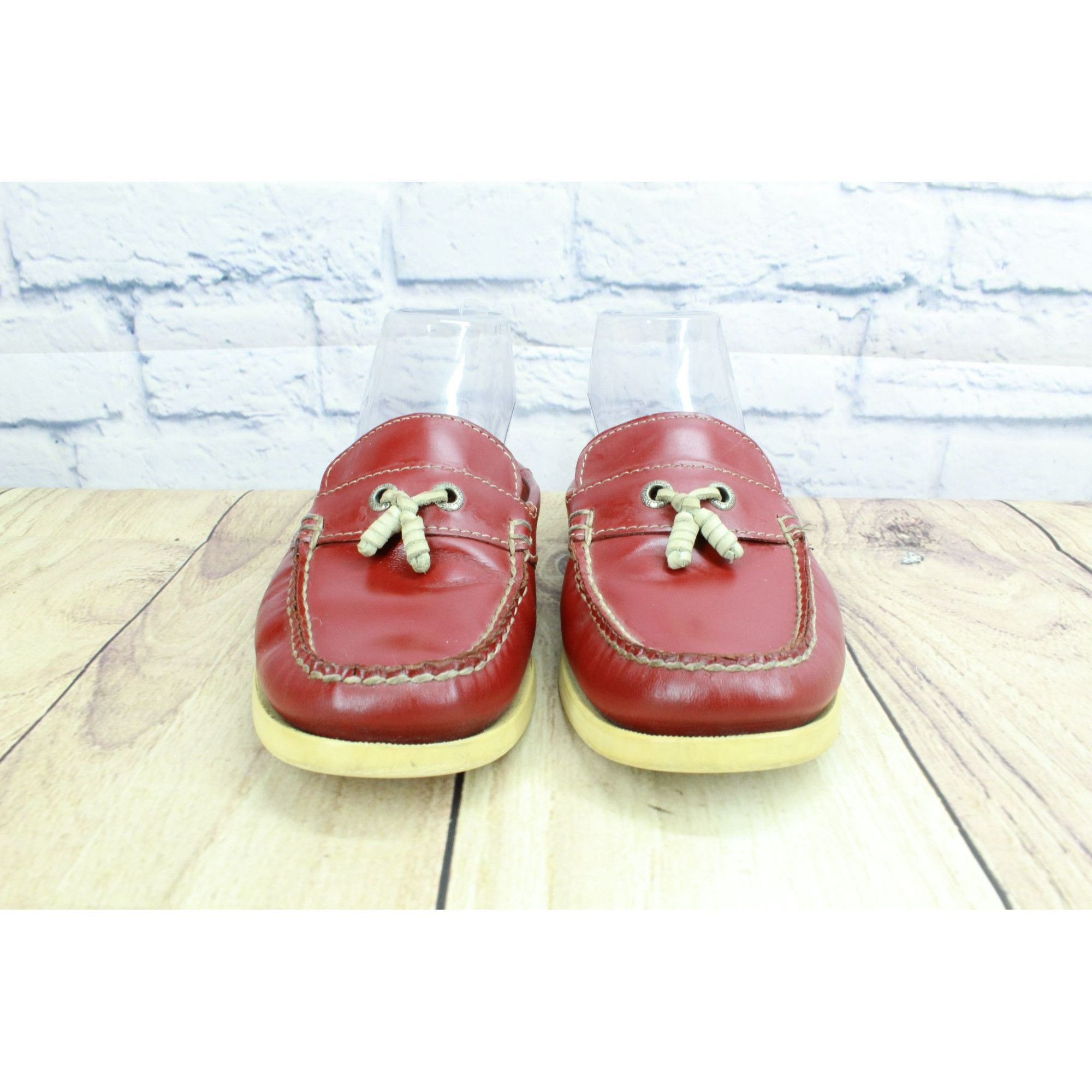 L.L. Bean × Leather LL Bean Women's Leather Slip On Moccasin Casual Flat Mules Size US 6.5 / IT 36.5 - 5 Thumbnail