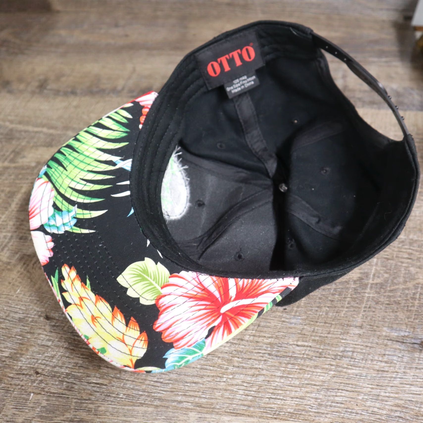 Vintage OTTO Baseball Cap Hat Men One Size Black Hawaiian Spirit Snapback Adjustable Cap Size ONE SIZE - 5 Thumbnail