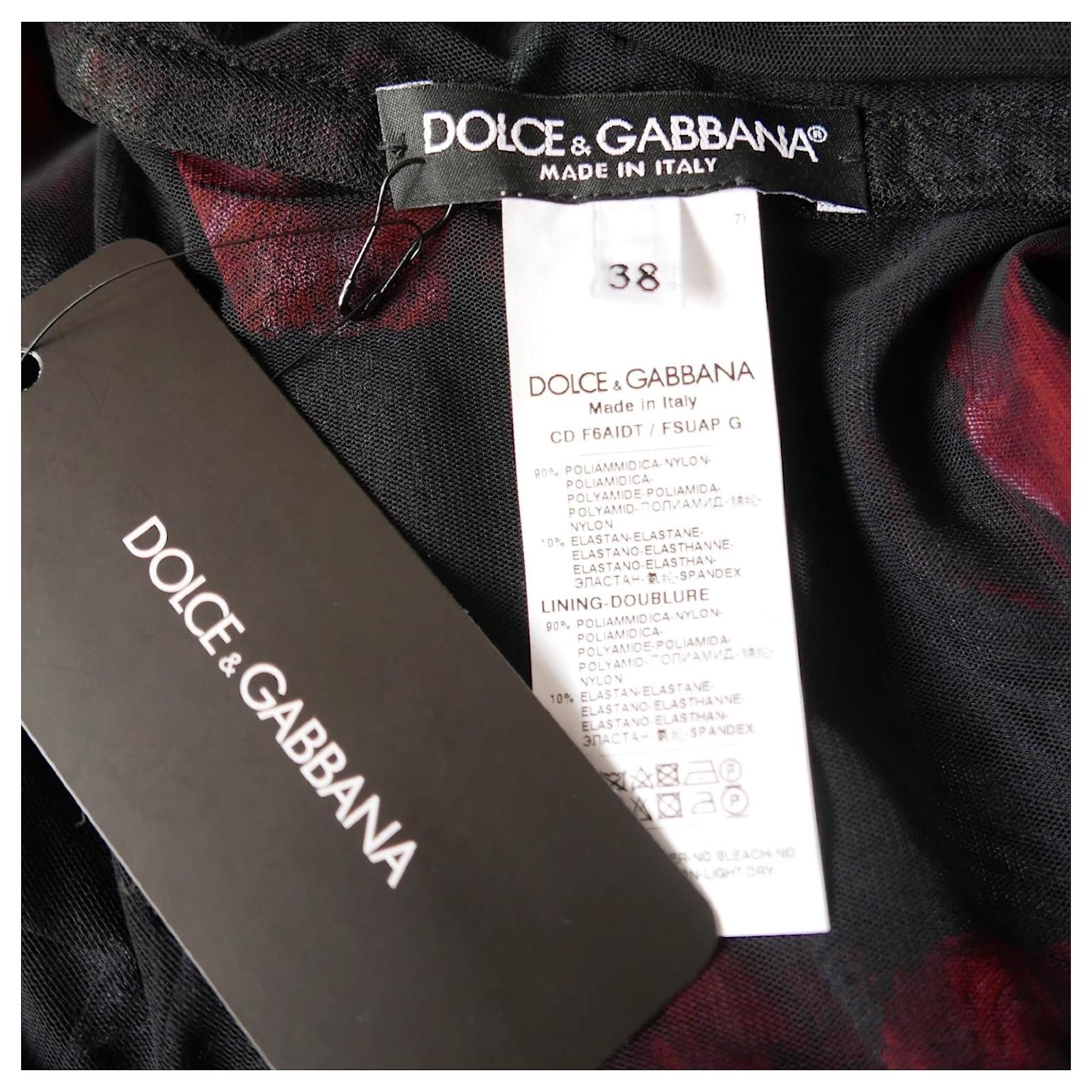 Dolce & Gabbana Dolce & Gabbana Poppy Print Ruched Mesh Midi Dress Size XS / US 0-2 / IT 36-38 - 6 Thumbnail