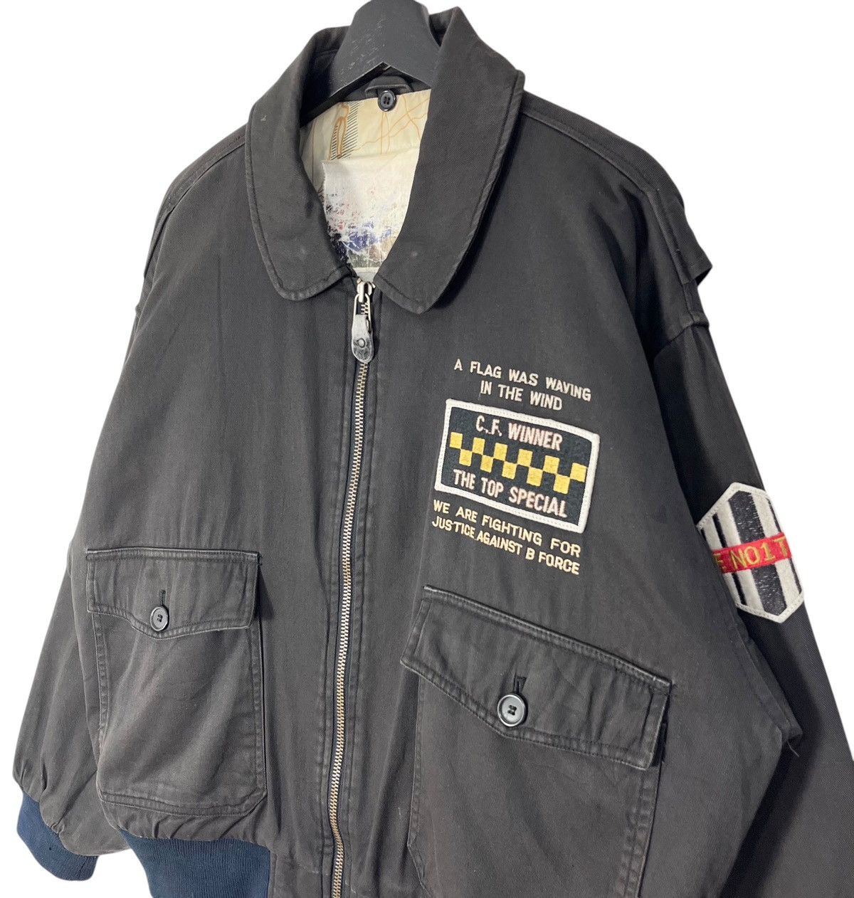 Vintage Vintage US Airborne Division Bomber Jacket Size US L / EU 52-54 / 3 - 5 Thumbnail