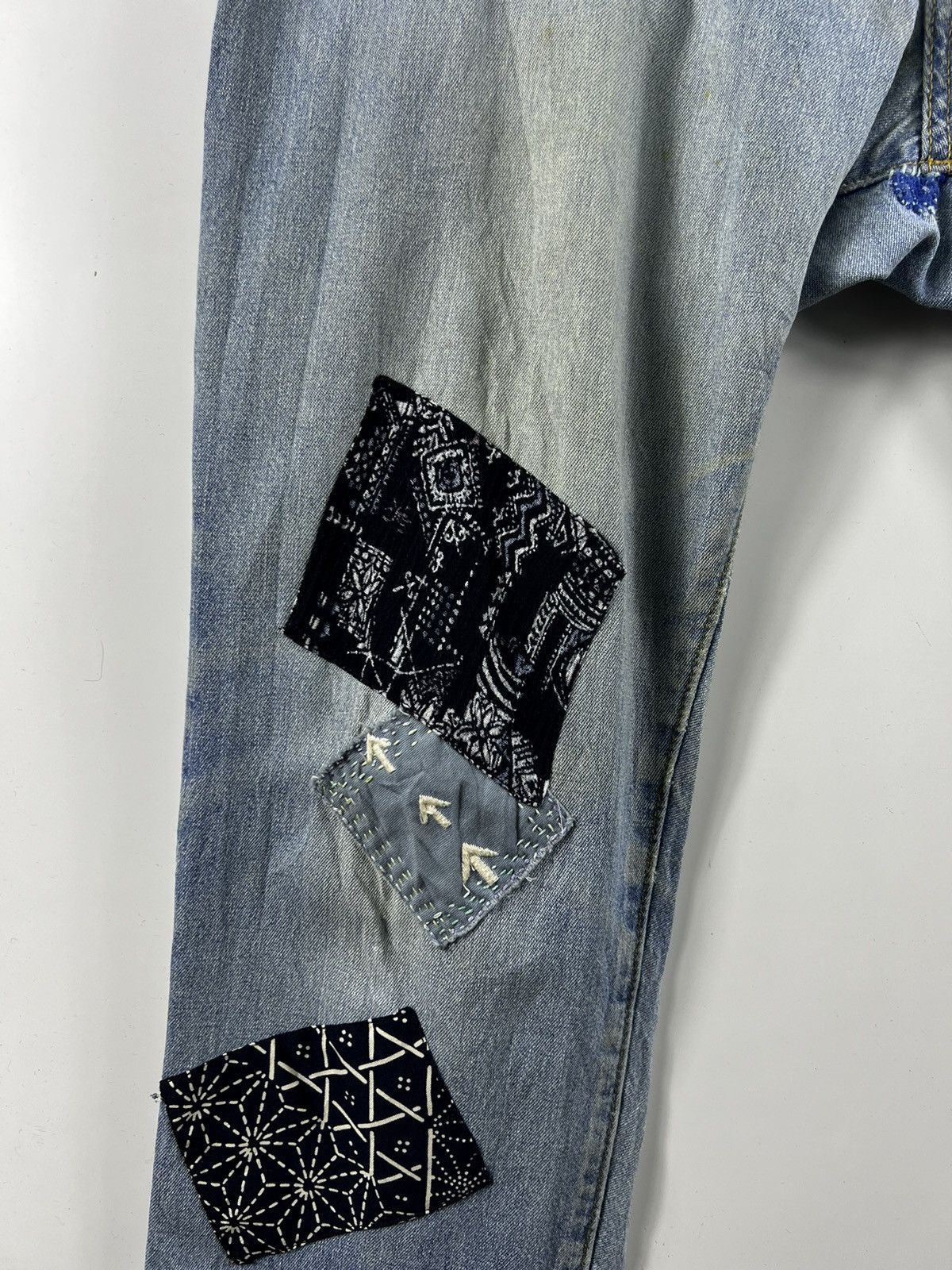 Issey Miyake 🔥 Mercibeaucoup MORE PATCHES issey miyake dyed Soft denim Size US 31 - 5 Thumbnail
