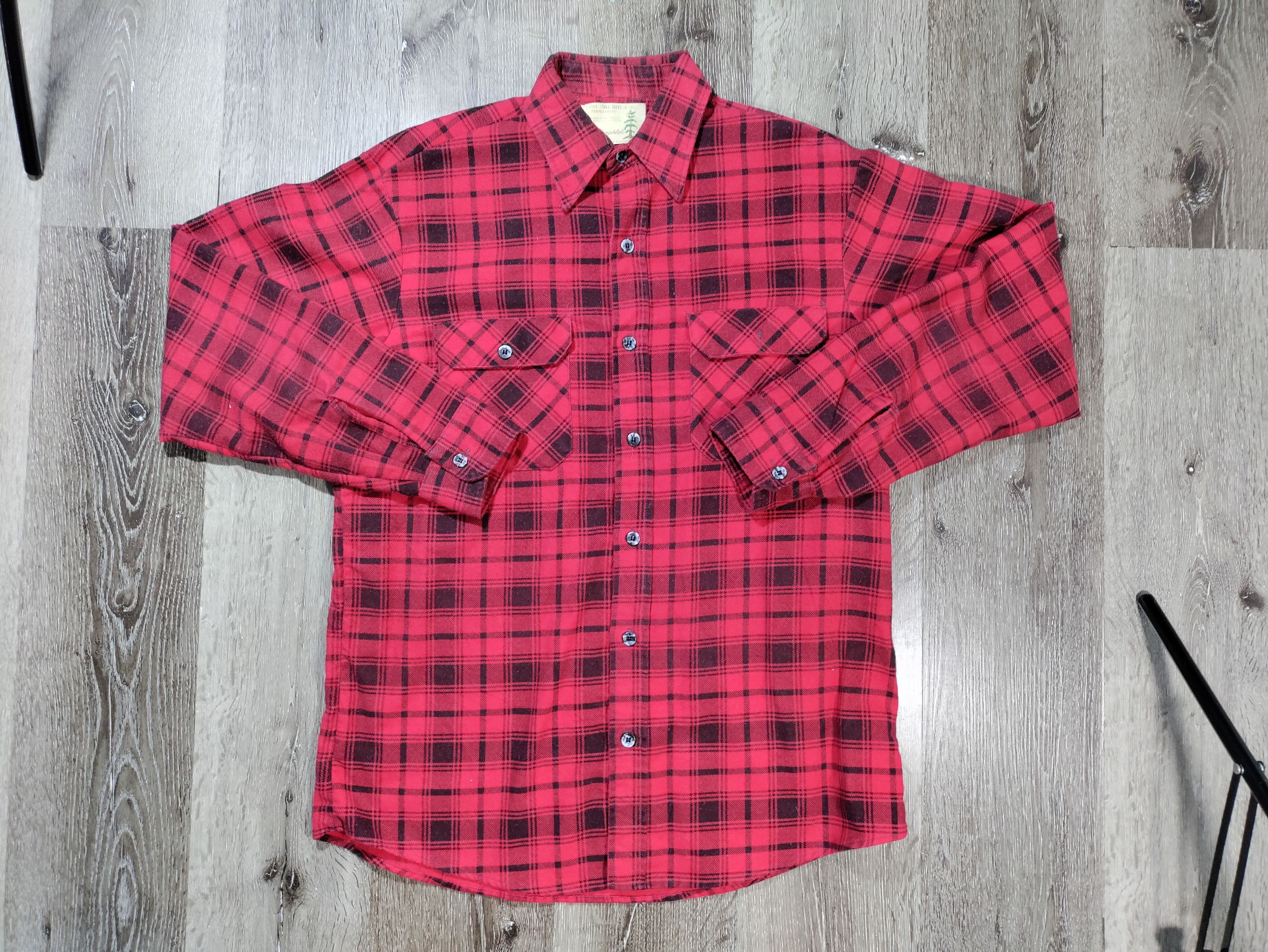 Fieldmaster Vintage Field Master Mens Flannel Shirt Size US L / EU 52-54 / 3 - 1 Thumbnail