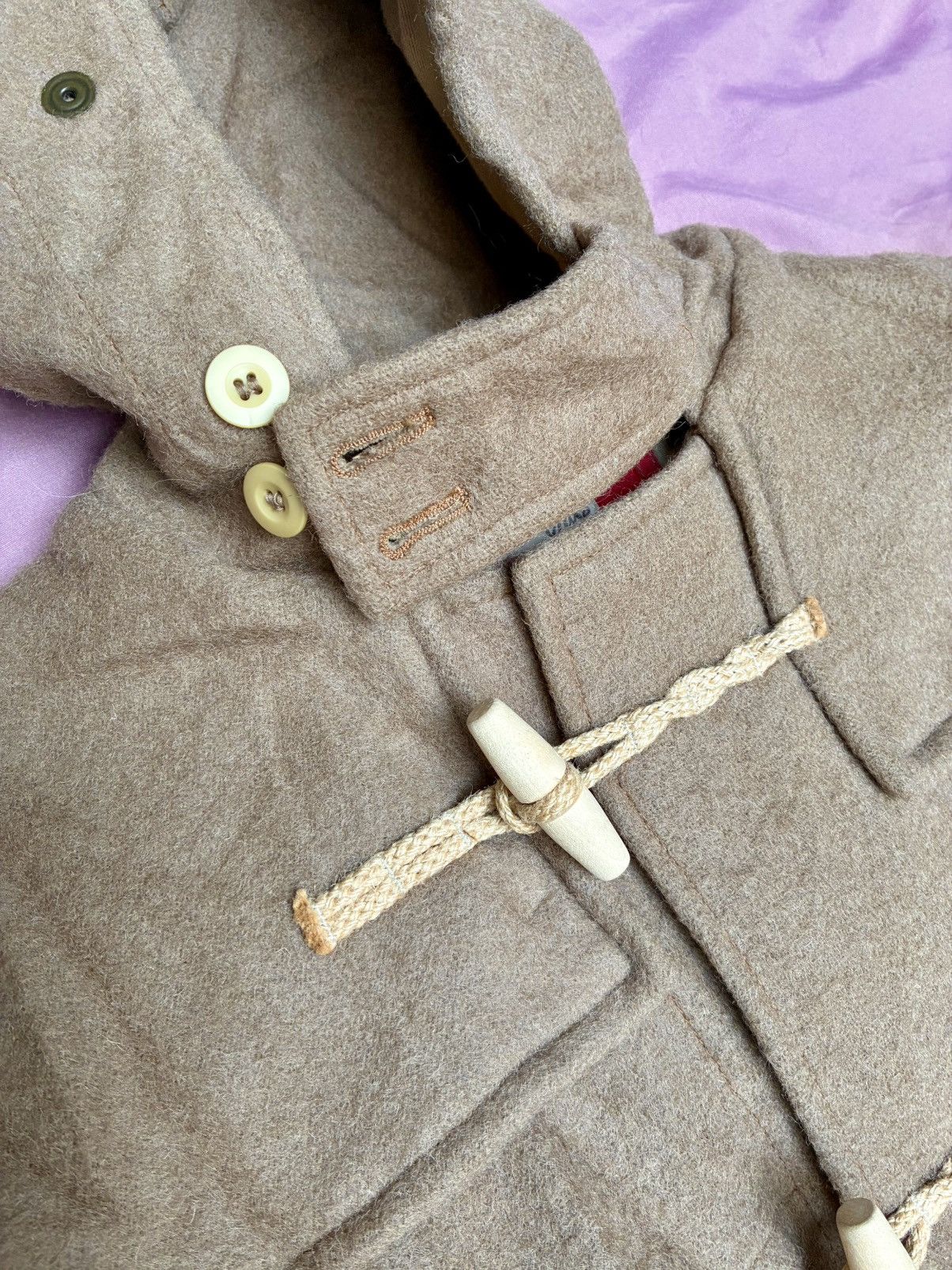 Gloverall Beaige heavy Gloverall DUFFLZ COAT Size US L / EU 52-54 / 3 - 5 Thumbnail