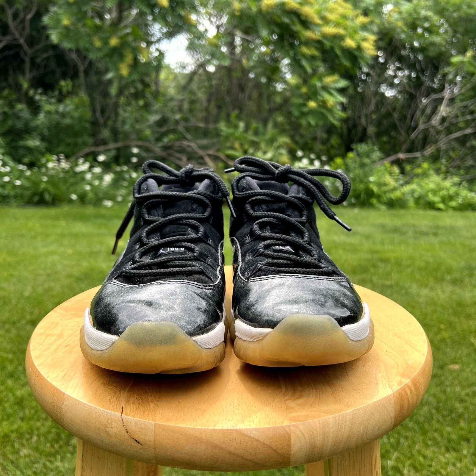 Jordan Brand × Nike Nike Air Jordan 11 Retro Low Barons Men's Shoes - Size 8 Size US 8 / EU 41 - 4 Thumbnail