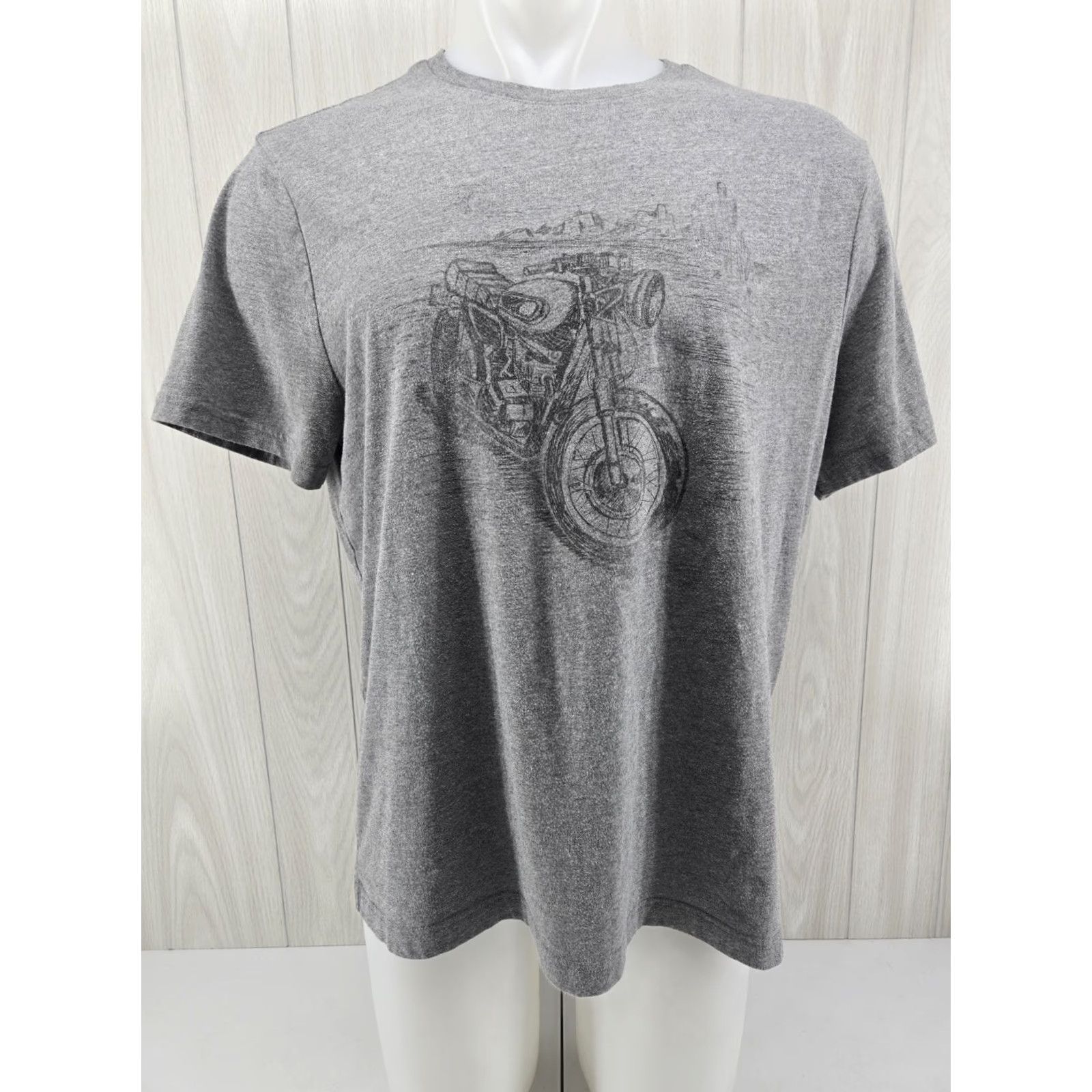Banana Republic VINTAGE Banana Republic Men's Short Sleeve Shirt Motorcycle Gray XL Size US XL / EU 56 / 4 - 2 Thumbnail