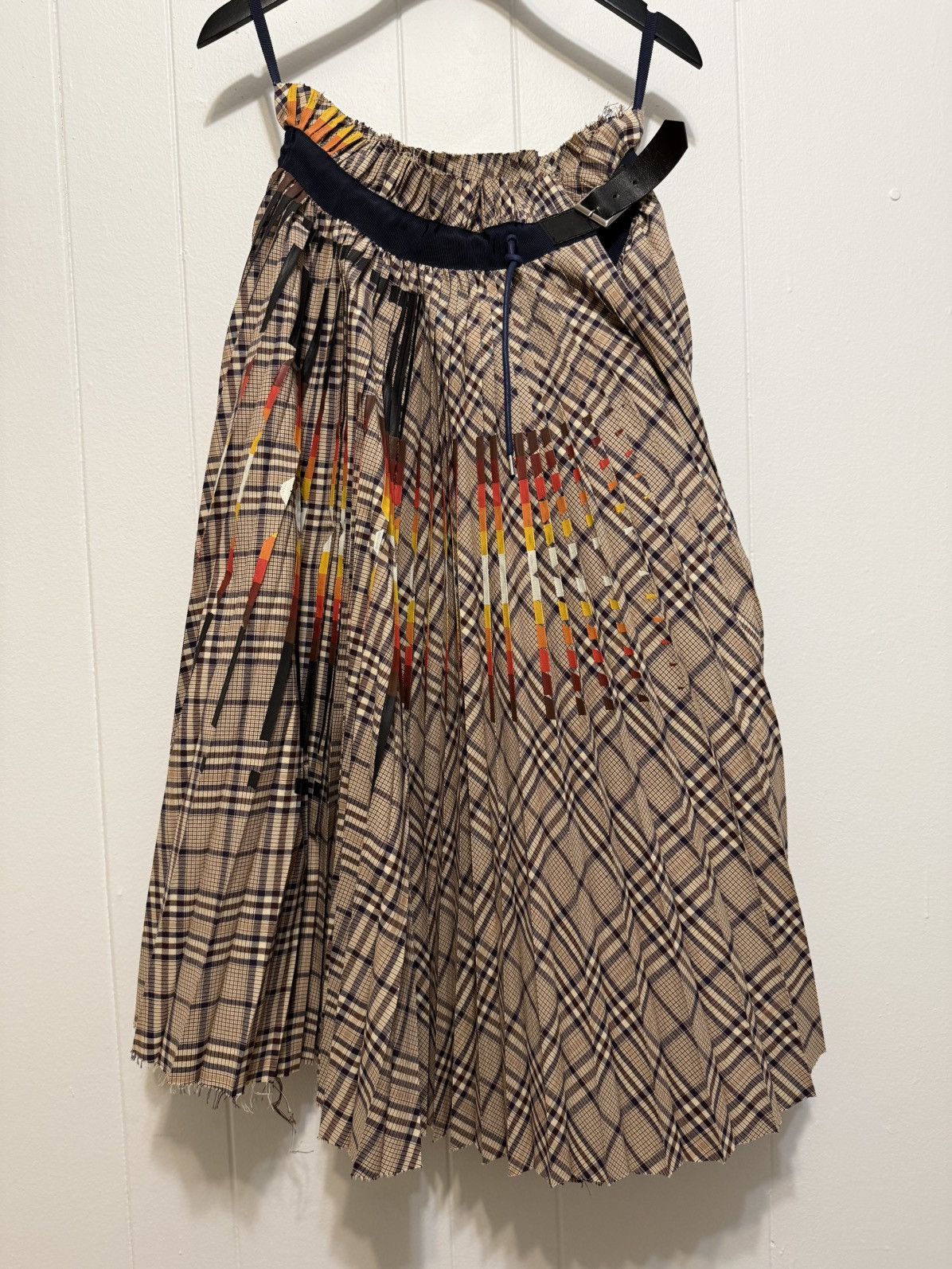 Sacai Sacai x Pendleton Pleated Skirt Size 27" / US 4 / IT 40 - 1 Thumbnail