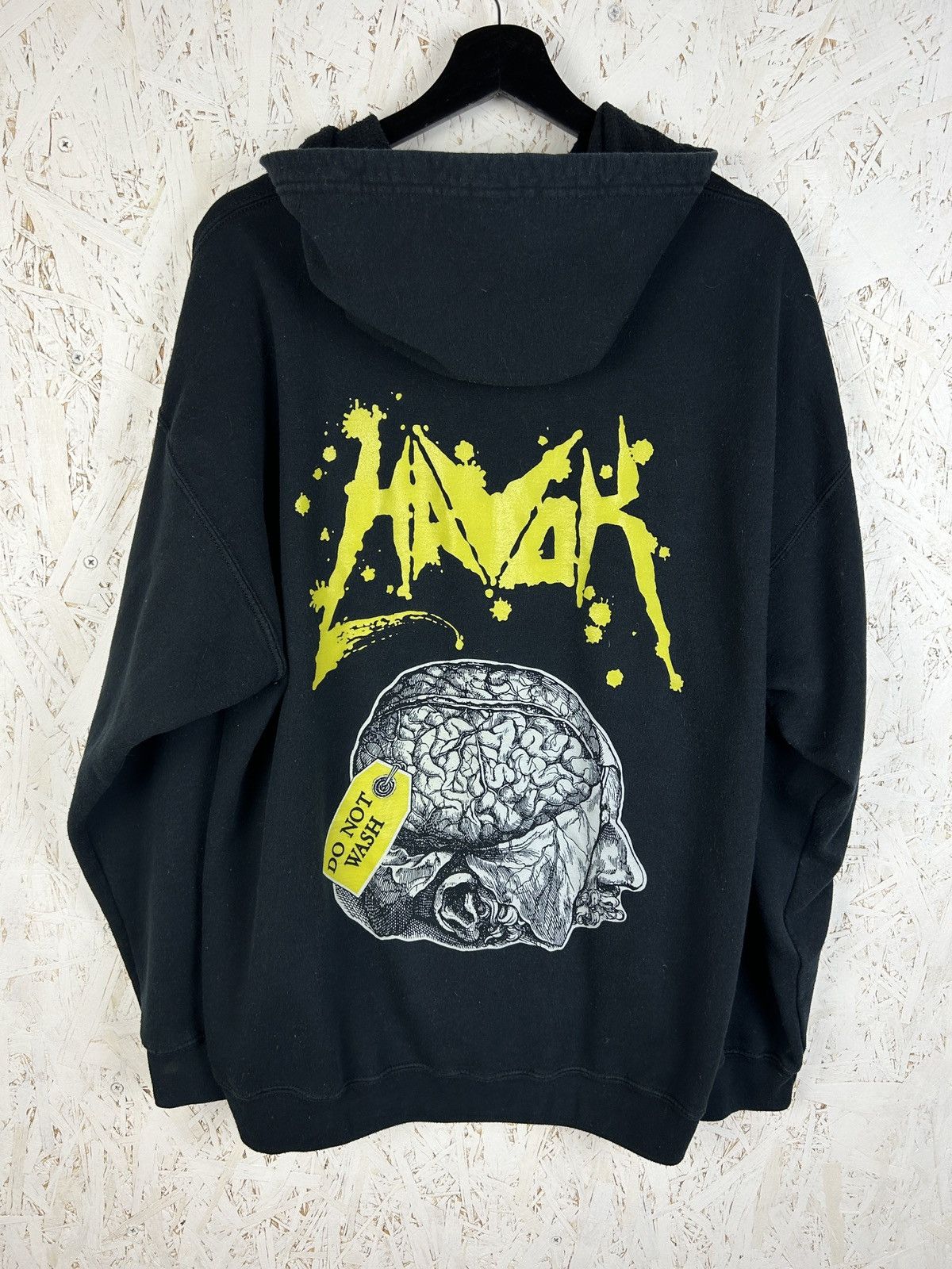 Band Tees Vintage Havok Band Brain Do Now Wash Zip Hoodie Thrash Metal Size US XL / EU 56 / 4 - 1 Thumbnail
