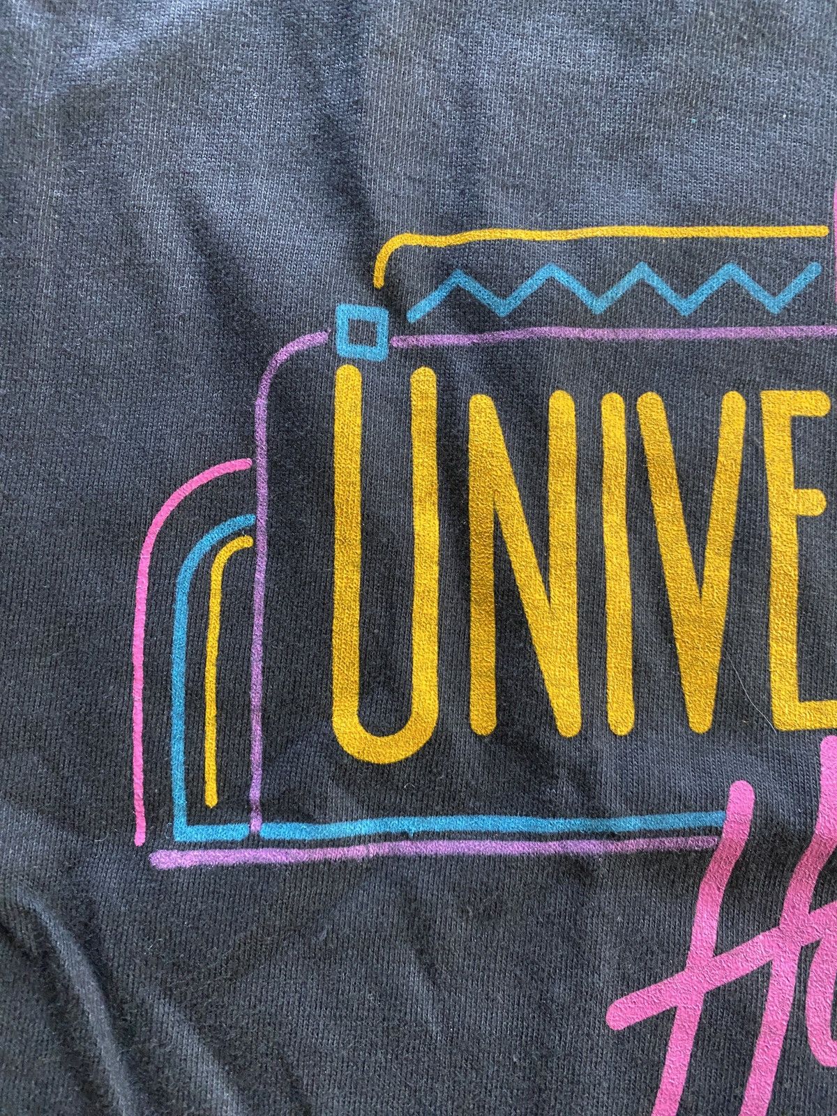 Hanes × Universal Studios × Vintage Vintage NWT 80’s Universal Studios Black Single Stitch Tee Size US M / EU 48-50 / 2 - 3 Thumbnail