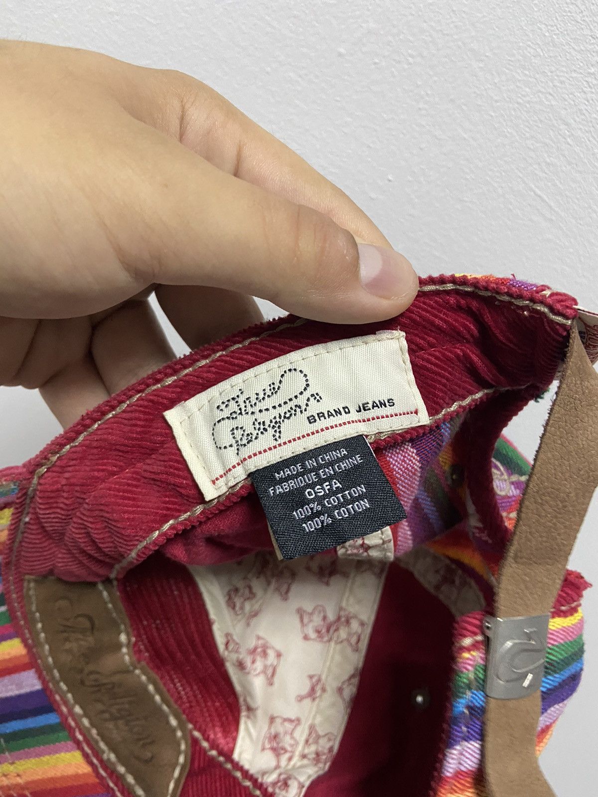 True Religion × Vintage True Religion Cap Vintage Big Logo Skate Sk8 Y2K Rainbow Size ONE SIZE - 7 Thumbnail