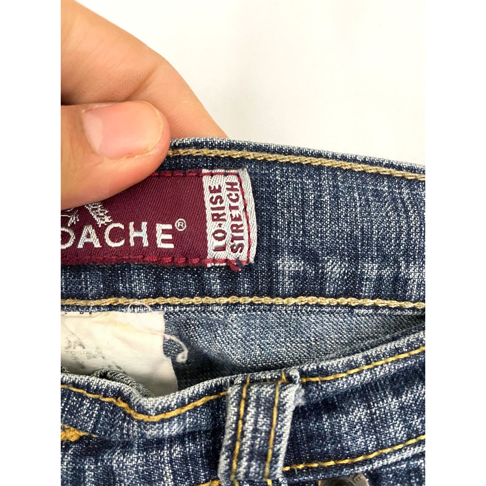 Jordache VTG Jordache Jeans Bootcut 26" Low Rise Stretch Y2K 2000's Size 28" / US 6 / IT 42 - 3 Thumbnail