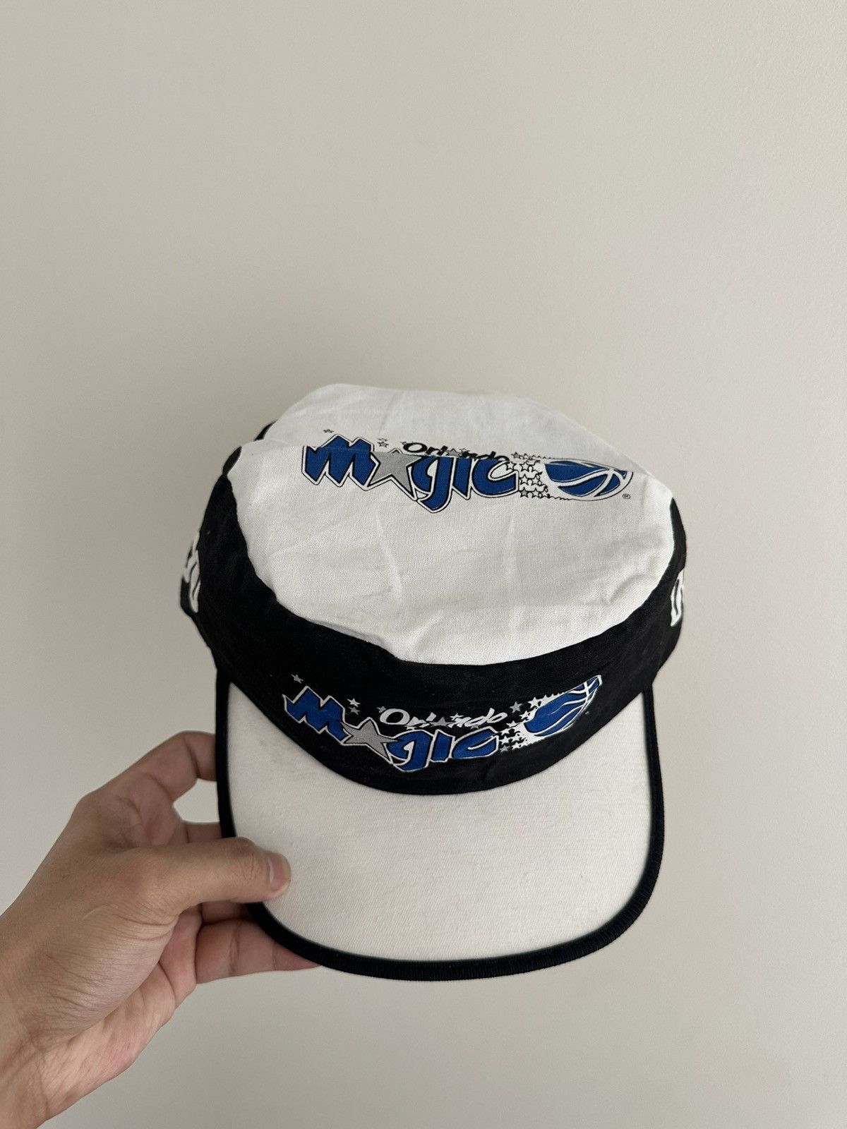 NBA × Twins Enterprise Inc. × Vintage Vintage 1980's Orlando Magic Painter’s Hat Twins Ent..Inc Size ONE SIZE - 4 Thumbnail