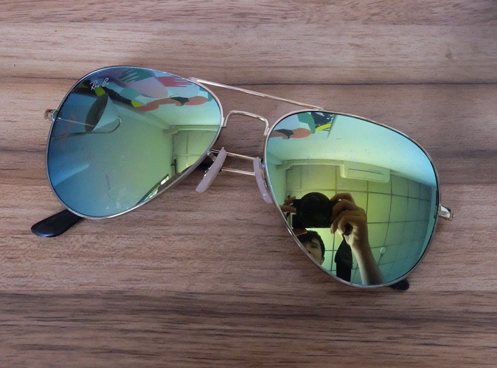 RayBan Ray-Ban Aviator Sunglasses Made in Italy Size ONE SIZE - 1 Thumbnail