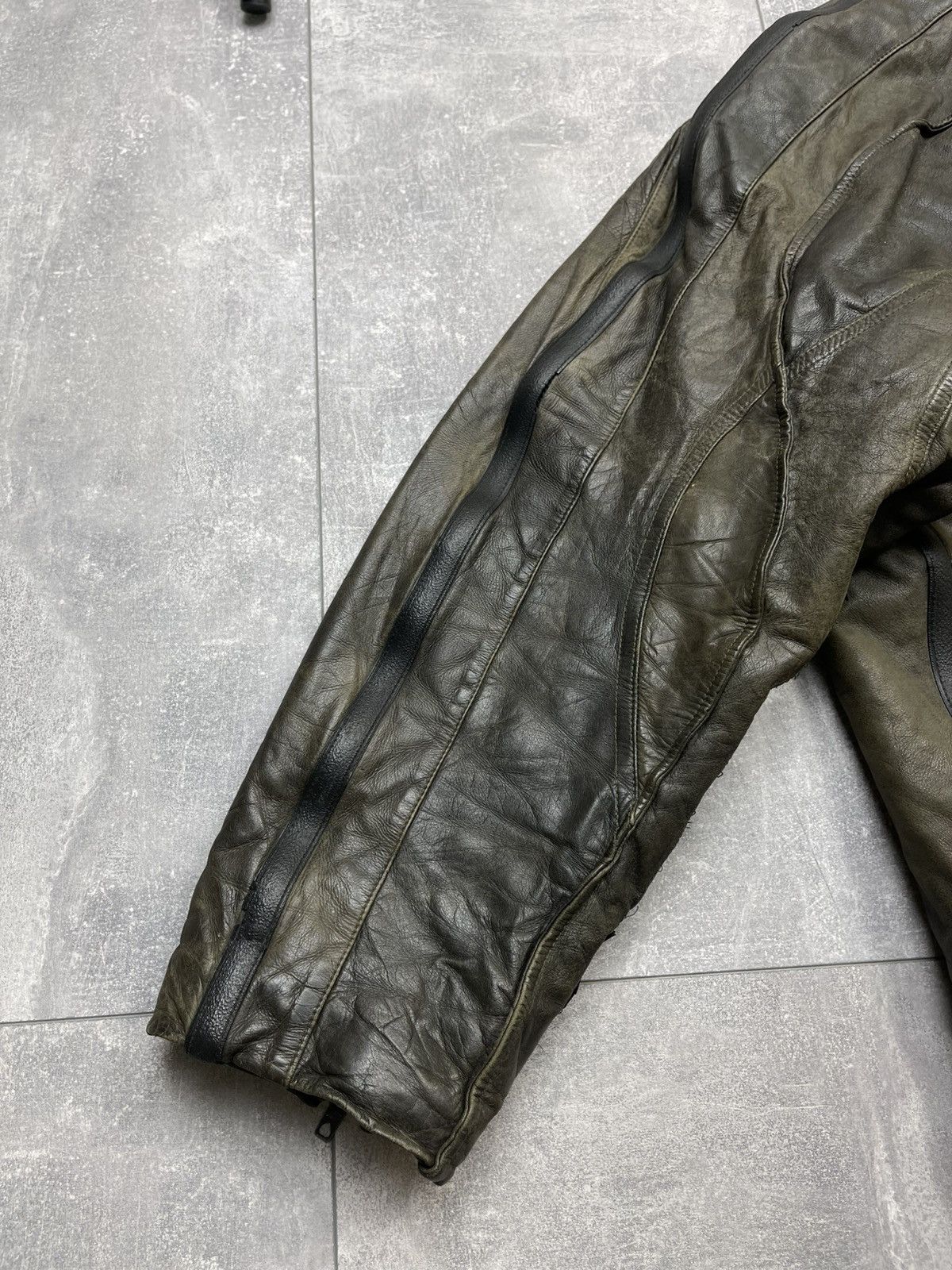 Marithe + Francois Girbaud VTG 80s Girbaud MFG France Limited Edition Leather Jacket Size US XL / EU 56 / 4 - 3 Thumbnail